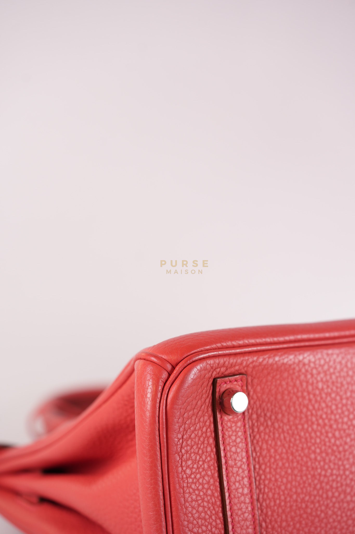 Birkin 30 in Bougainvillier Clemence Leather Palladium Hardware Stamp N Square (2010) | Purse Maison Luxury Bags Shop