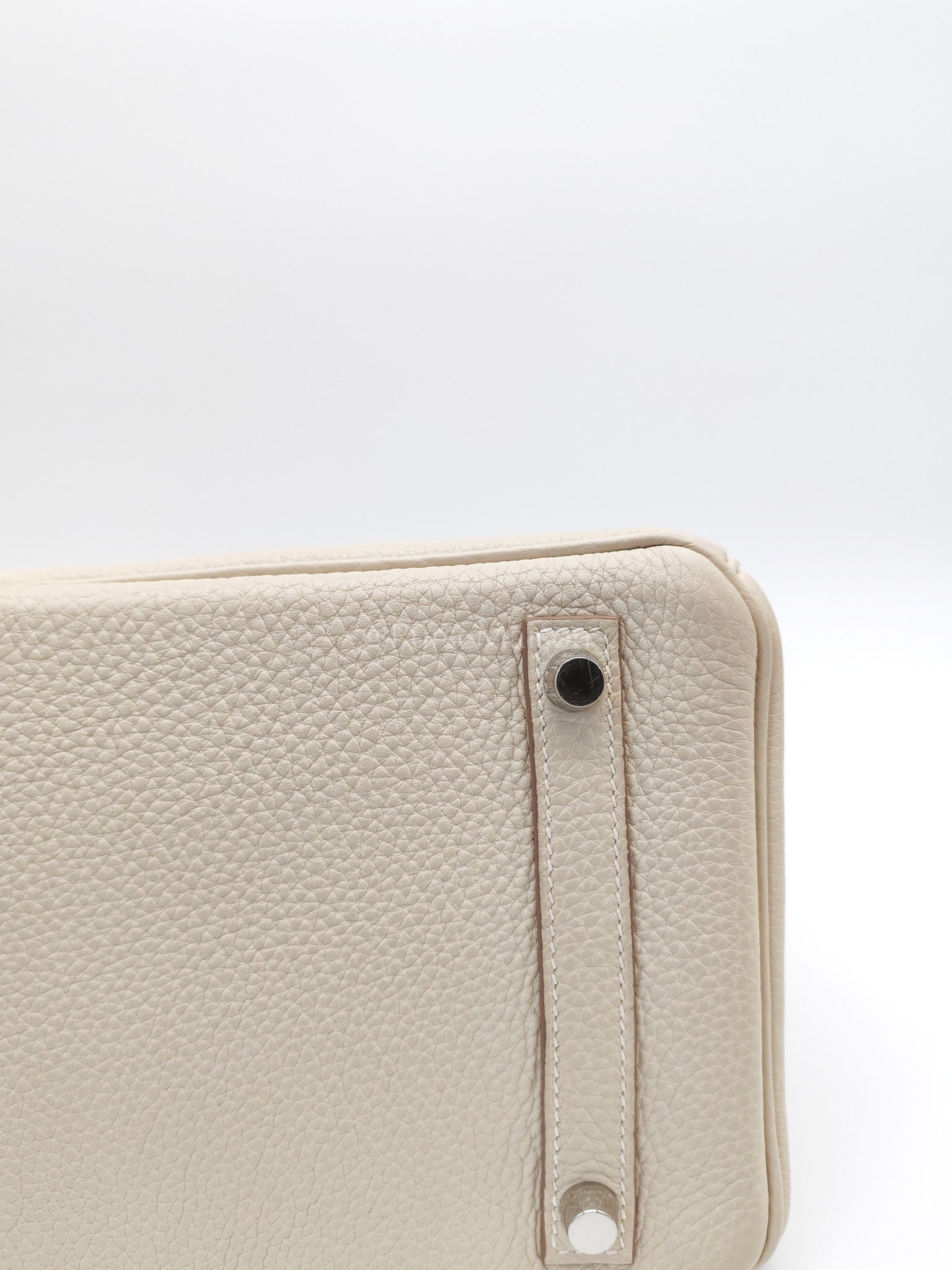 Birkin 30 in Craie Togo Leather Palladium Hardware Stamp C(2018) w/ Free Twilly | Purse Maison Luxury Bags Shop