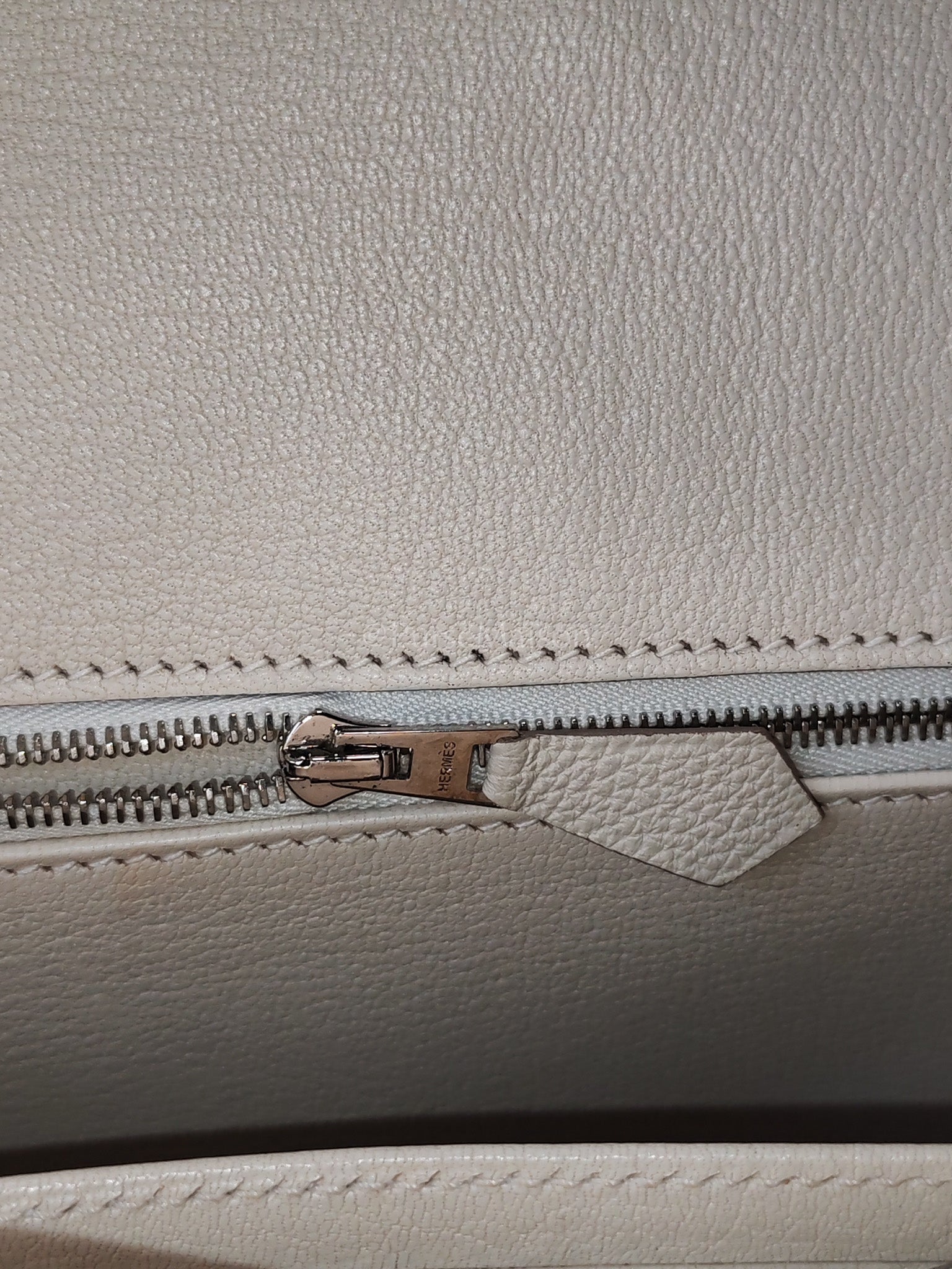 Birkin 30 in Craie Togo Leather Palladium Hardware Stamp C(2018) w/ Free Twilly | Purse Maison Luxury Bags Shop