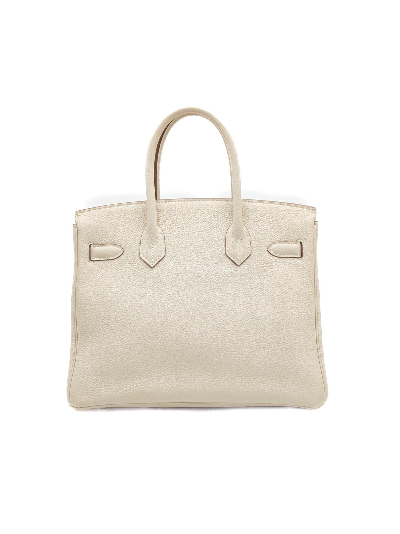 Birkin 30 in Craie Togo Leather Palladium Hardware Stamp C(2018) w/ Free Twilly | Purse Maison Luxury Bags Shop