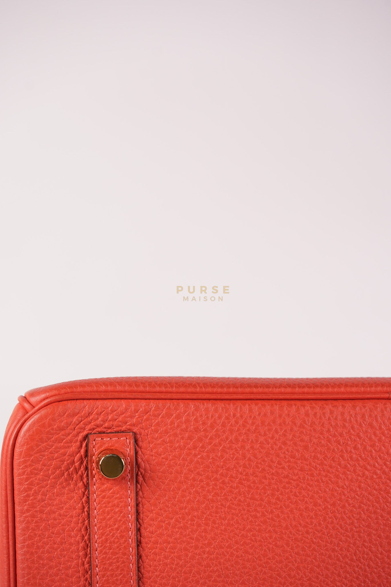 Birkin 30 in Rose Jaipur Togo Leather Gold Hardware Stamp R Square(2014) | Purse Maison Luxury Bags Shop