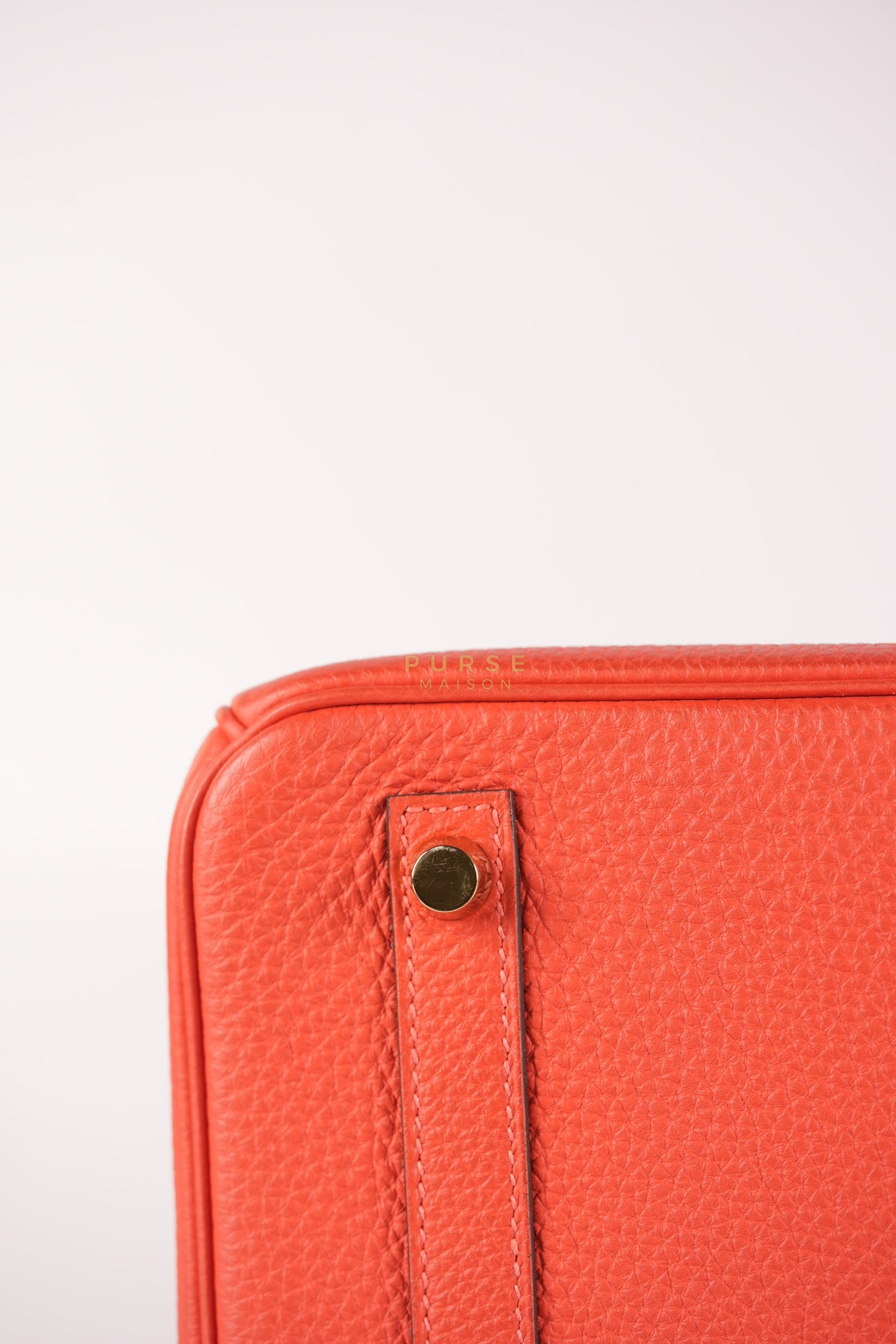 Birkin 30 in Rose Jaipur Togo Leather Gold Hardware Stamp R Square(2014) | Purse Maison Luxury Bags Shop