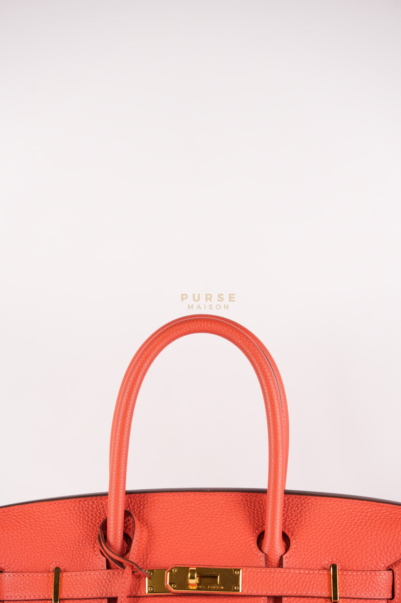 Birkin 30 in Rose Jaipur Togo Leather Gold Hardware Stamp R Square(2014) | Purse Maison Luxury Bags Shop