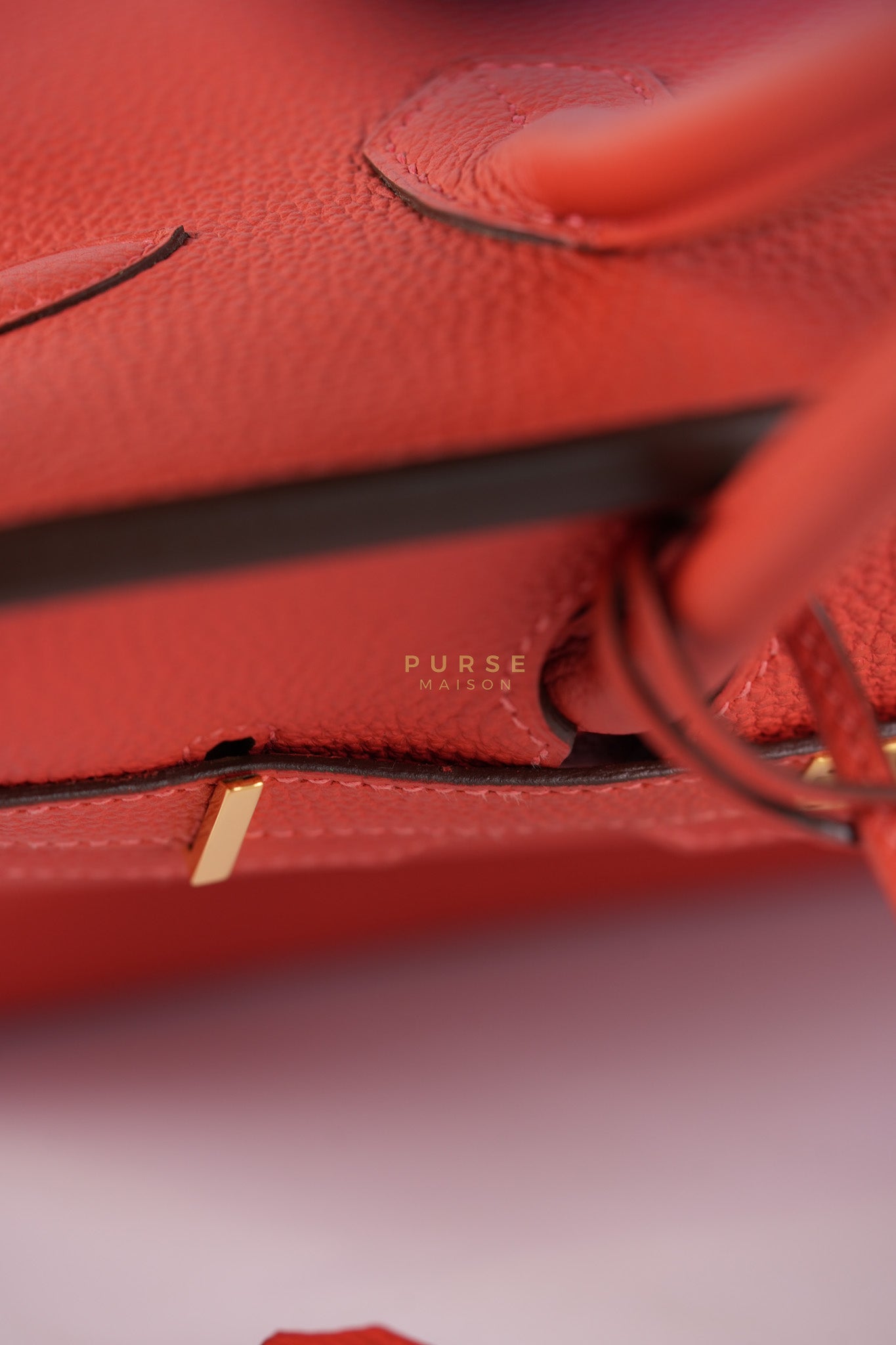 Birkin 30 in Rose Jaipur Togo Leather Gold Hardware Stamp R Square(2014) | Purse Maison Luxury Bags Shop