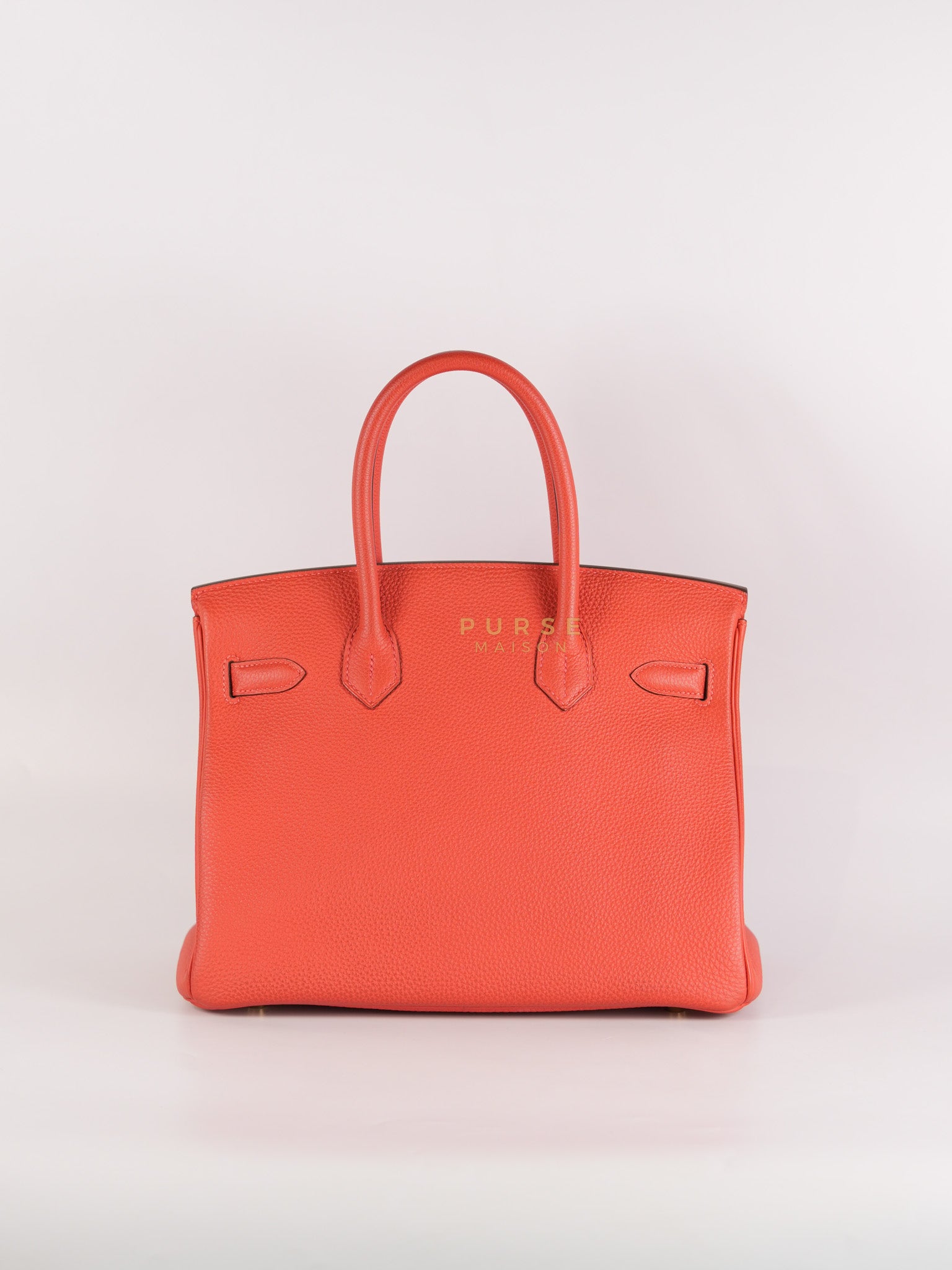 Birkin 30 in Rose Jaipur Togo Leather Gold Hardware Stamp R Square(2014) | Purse Maison Luxury Bags Shop