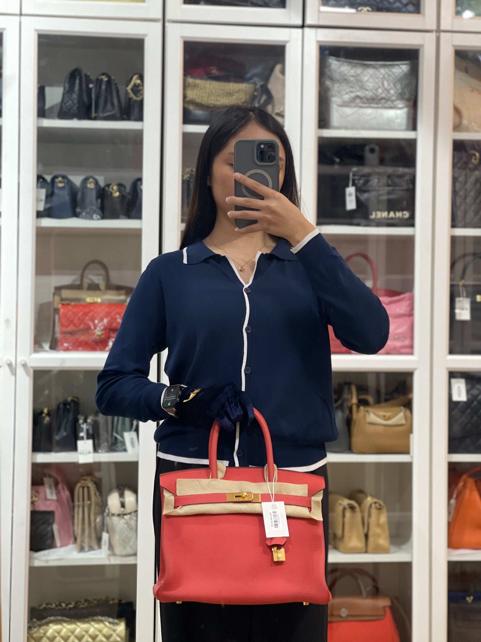 Birkin 30 in Rose Jaipur Togo Leather Gold Hardware Stamp R Square(2014) | Purse Maison Luxury Bags Shop