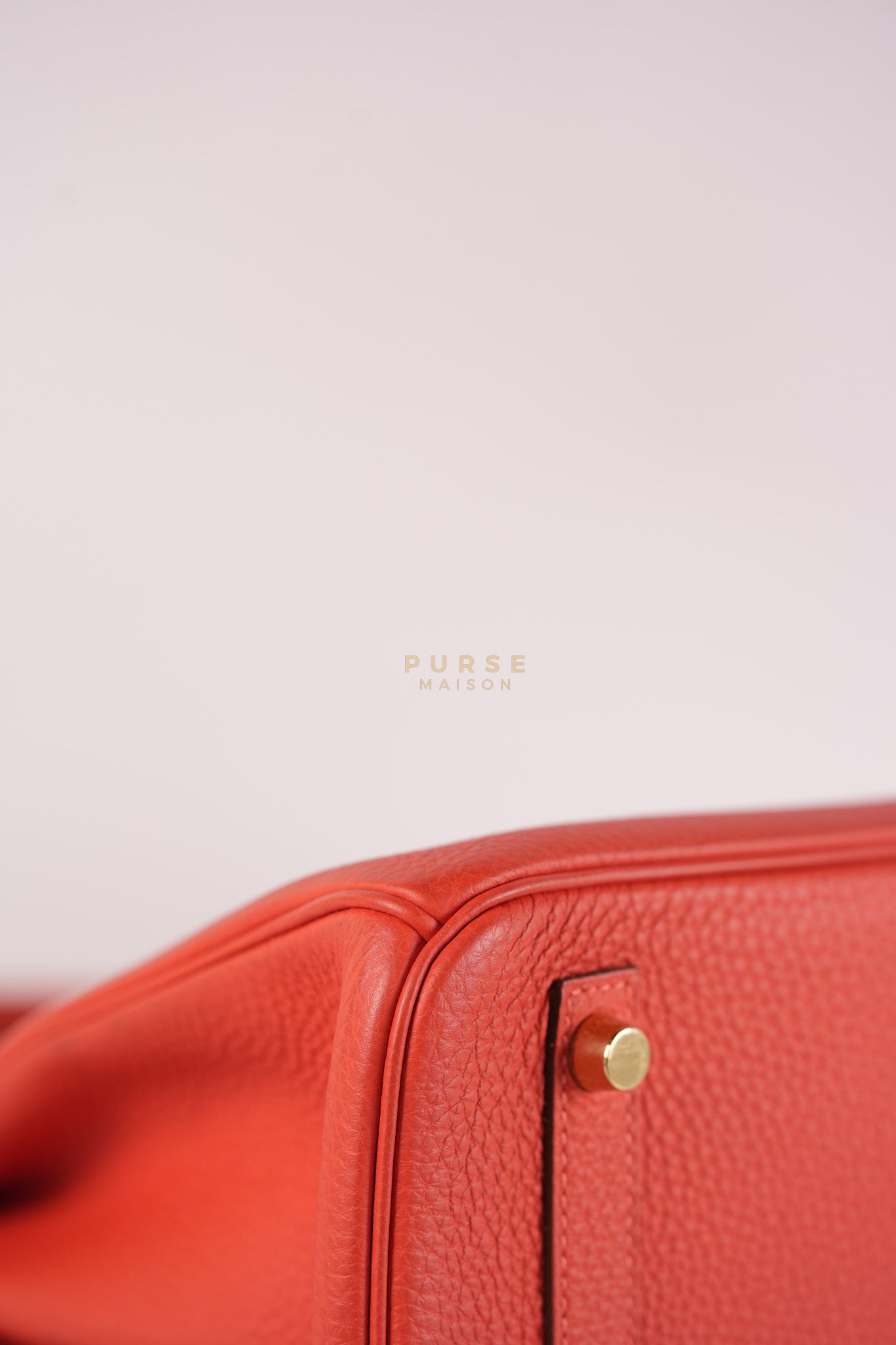 Birkin 30 in Rose Jaipur Togo Leather Gold Hardware Stamp R Square(2014) | Purse Maison Luxury Bags Shop