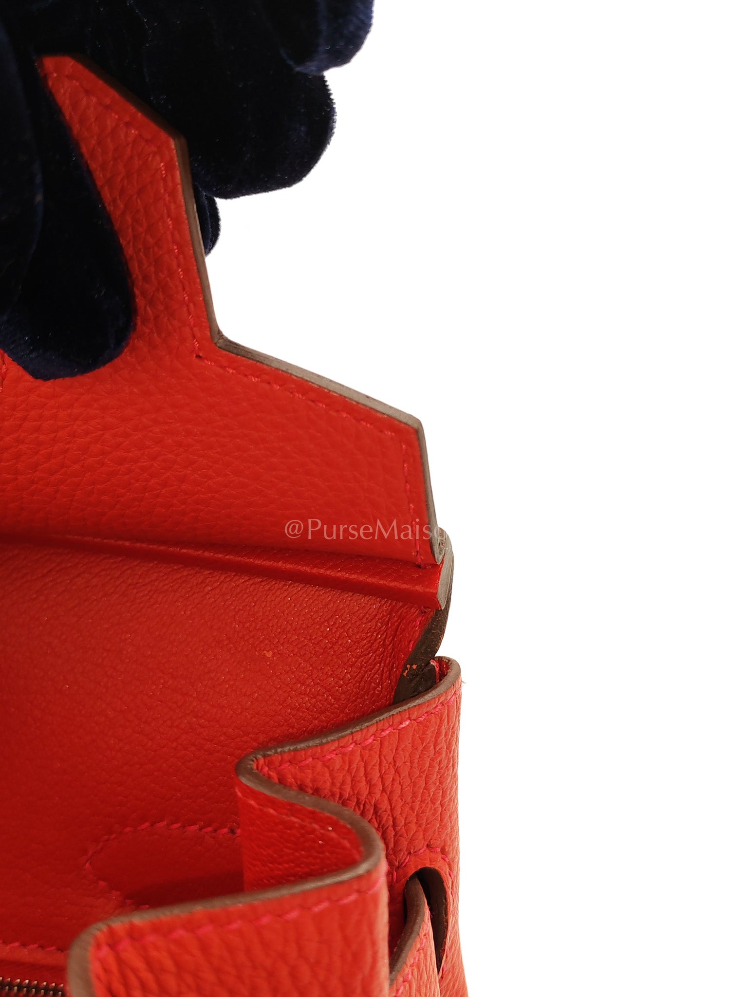 Birkin 30 in Rouge Pivoine Togo Leather Palladium Hardware Stamp A(2017) | Purse Maison Luxury Bags Shop