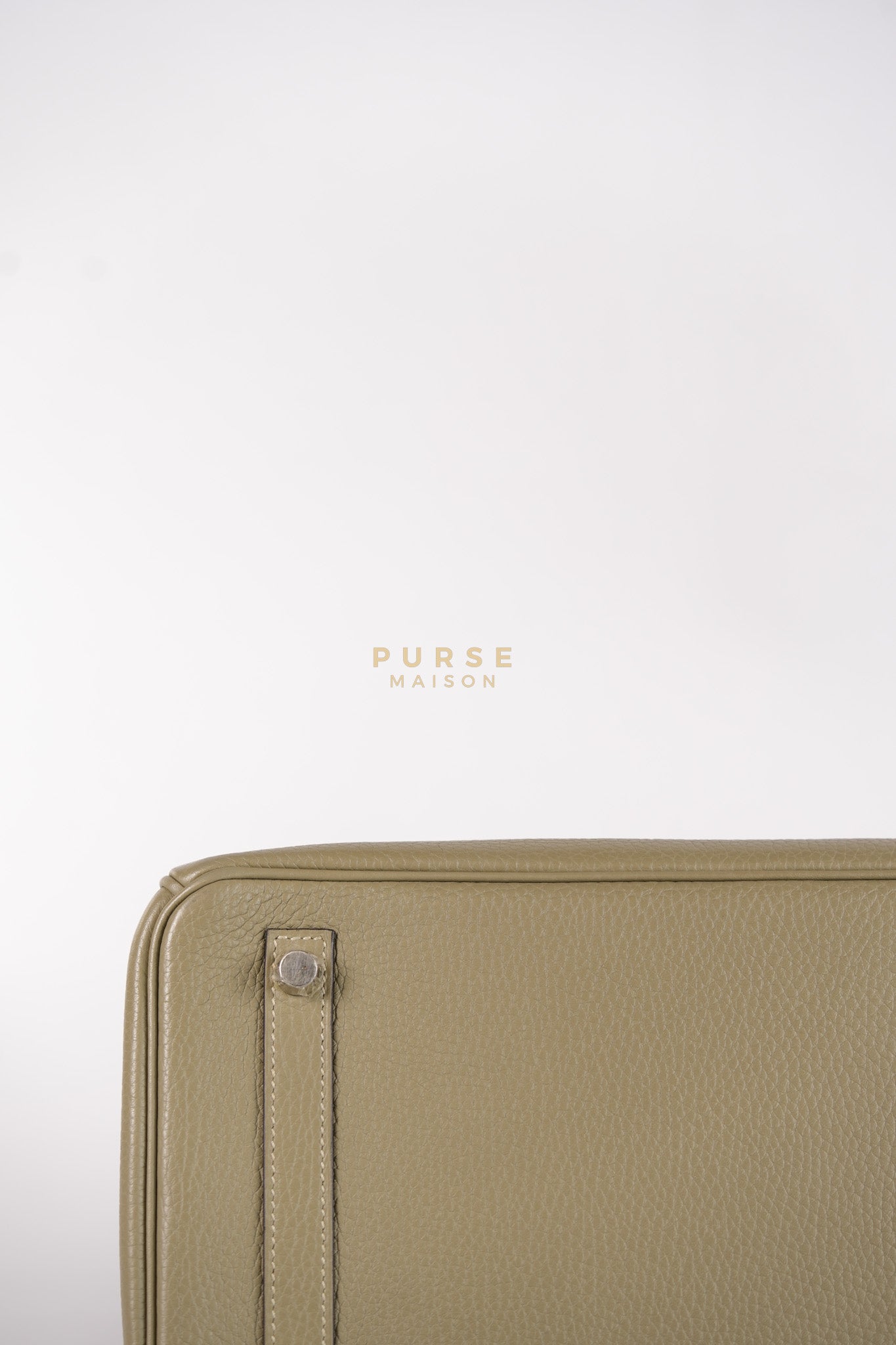 Birkin 30 in Sauge Togo Leather & Palladium Hardware Stamp A (2017) | Purse Maison Luxury Bags Shop