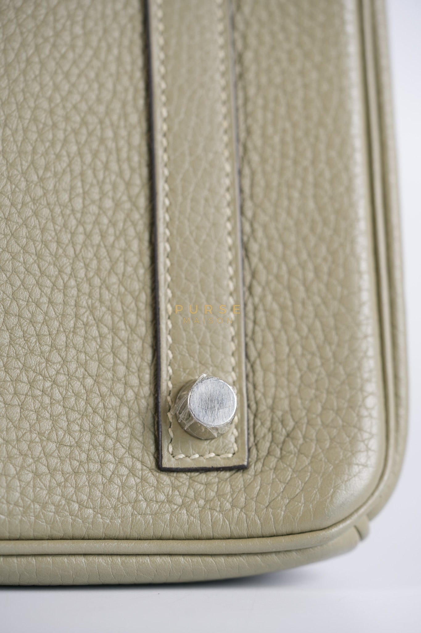 Birkin 30 in Sauge Togo Leather & Palladium Hardware Stamp A (2017) | Purse Maison Luxury Bags Shop