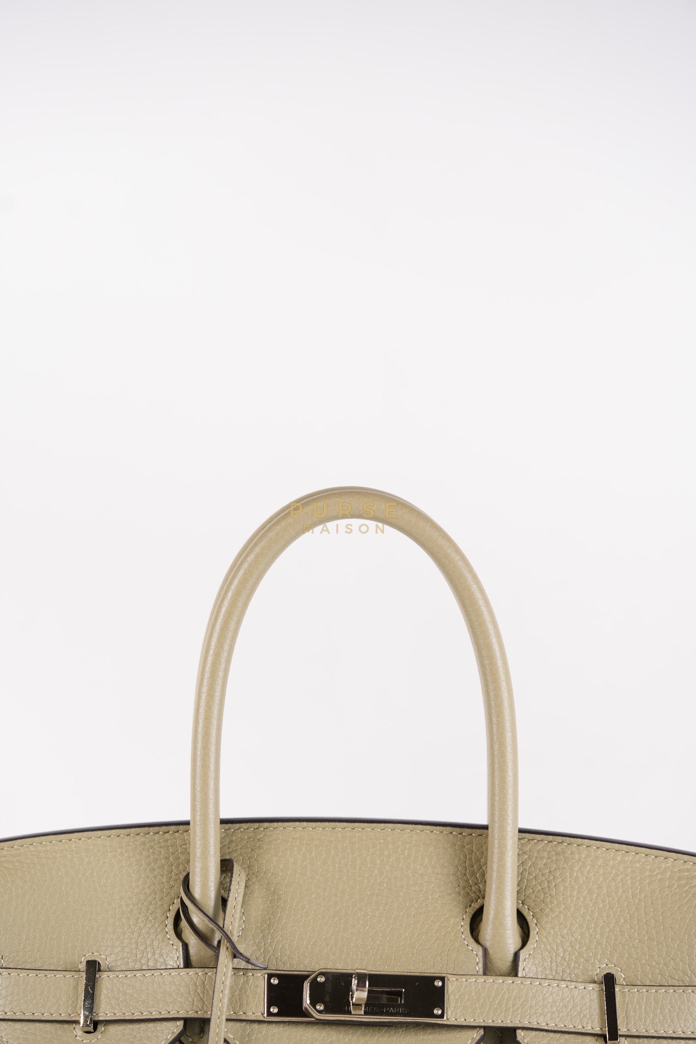 Birkin 30 in Sauge Togo Leather & Palladium Hardware Stamp A (2017) | Purse Maison Luxury Bags Shop