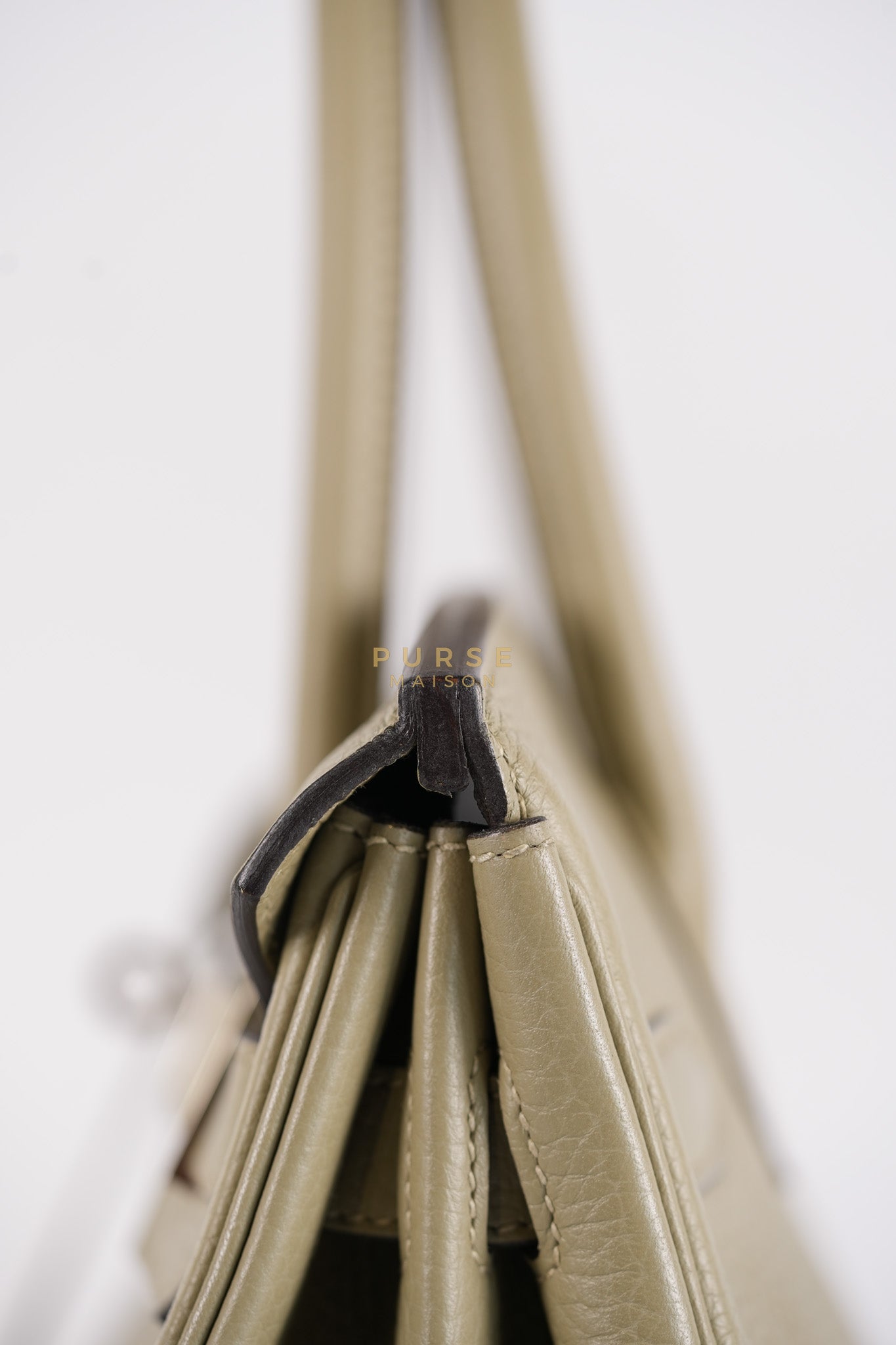 Birkin 30 in Sauge Togo Leather & Palladium Hardware Stamp A (2017) | Purse Maison Luxury Bags Shop