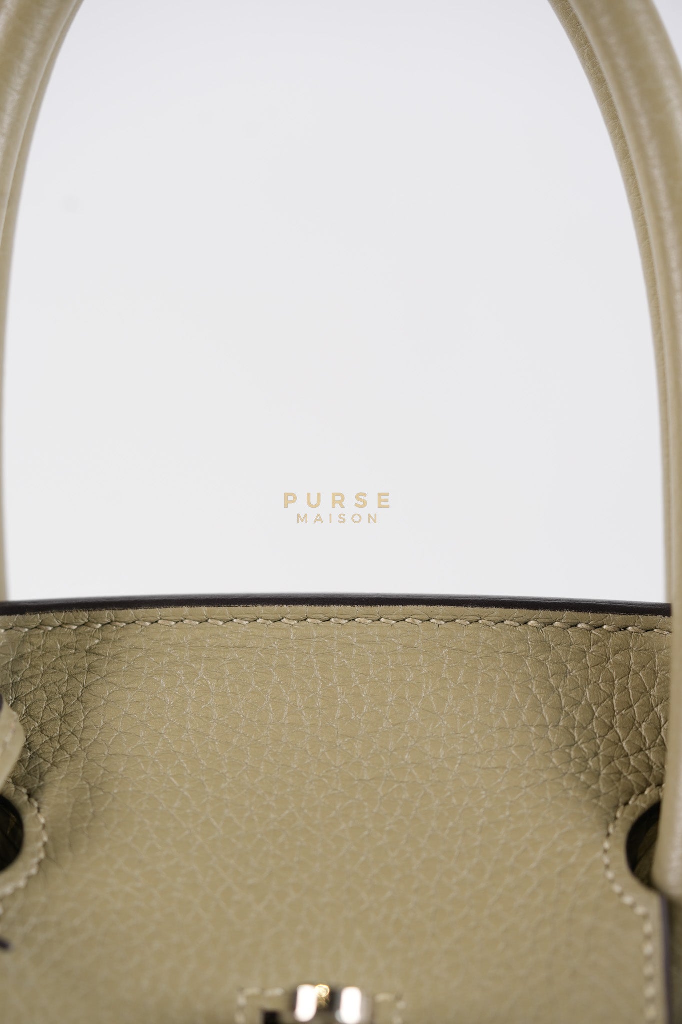 Birkin 30 in Sauge Togo Leather & Palladium Hardware Stamp A (2017) | Purse Maison Luxury Bags Shop