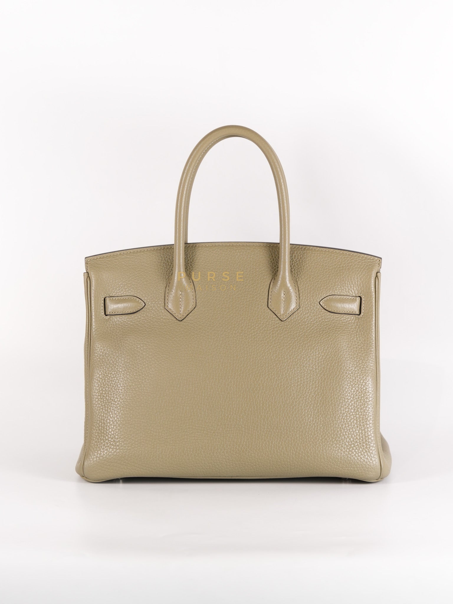 Birkin 30 in Sauge Togo Leather & Palladium Hardware Stamp A (2017) | Purse Maison Luxury Bags Shop