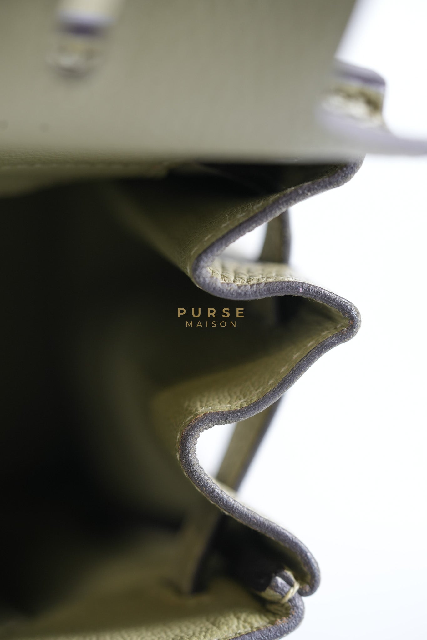 Birkin 30 in Sauge Togo Leather & Palladium Hardware Stamp A (2017) | Purse Maison Luxury Bags Shop