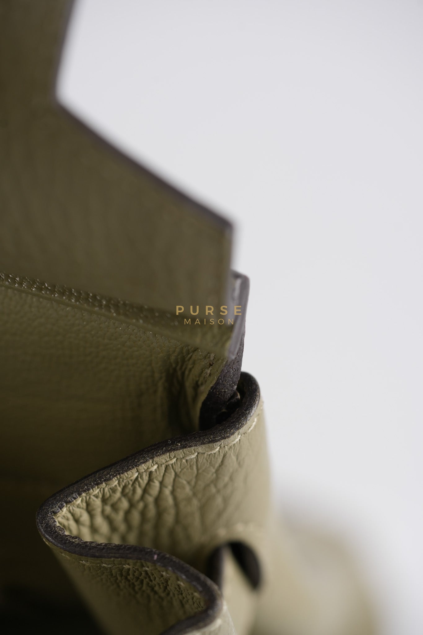 Birkin 30 in Sauge Togo Leather & Palladium Hardware Stamp A (2017) | Purse Maison Luxury Bags Shop