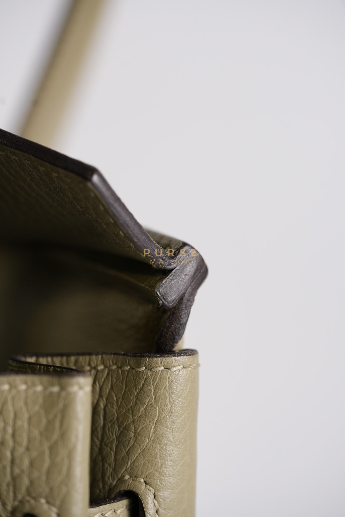 Birkin 30 in Sauge Togo Leather & Palladium Hardware Stamp A (2017) | Purse Maison Luxury Bags Shop