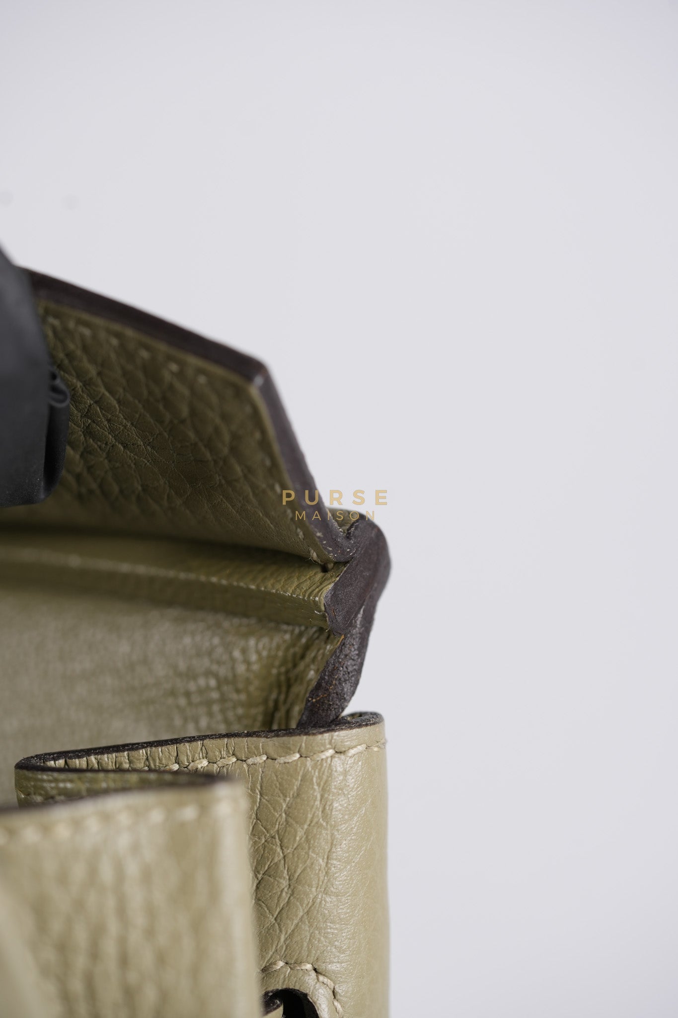 Birkin 30 in Sauge Togo Leather & Palladium Hardware Stamp A (2017) | Purse Maison Luxury Bags Shop