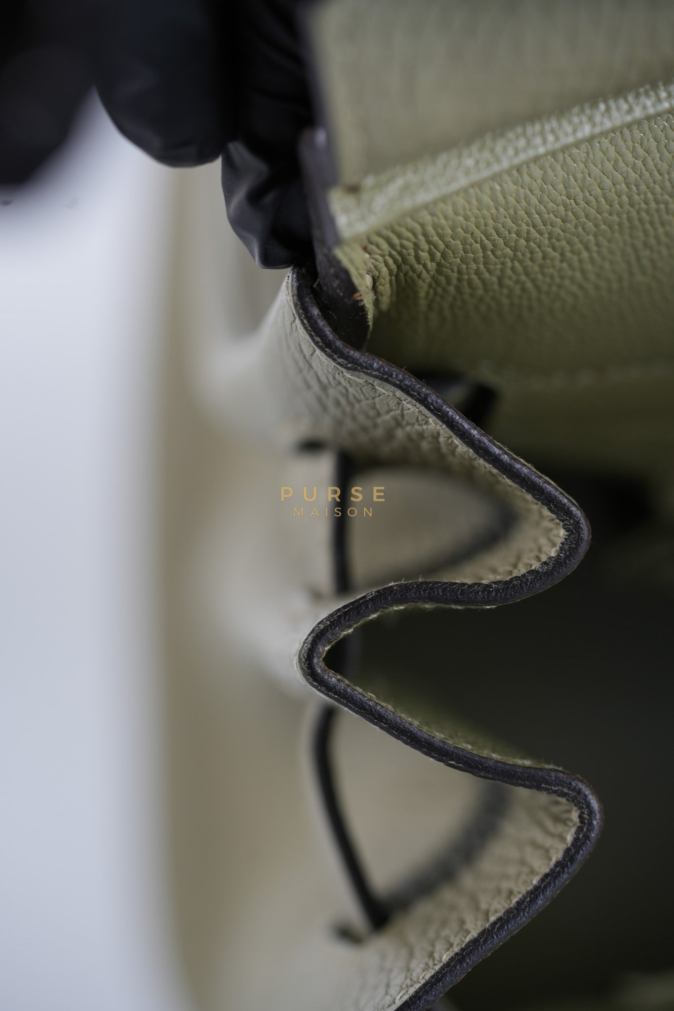 Birkin 30 in Sauge Togo Leather & Palladium Hardware Stamp A (2017) | Purse Maison Luxury Bags Shop