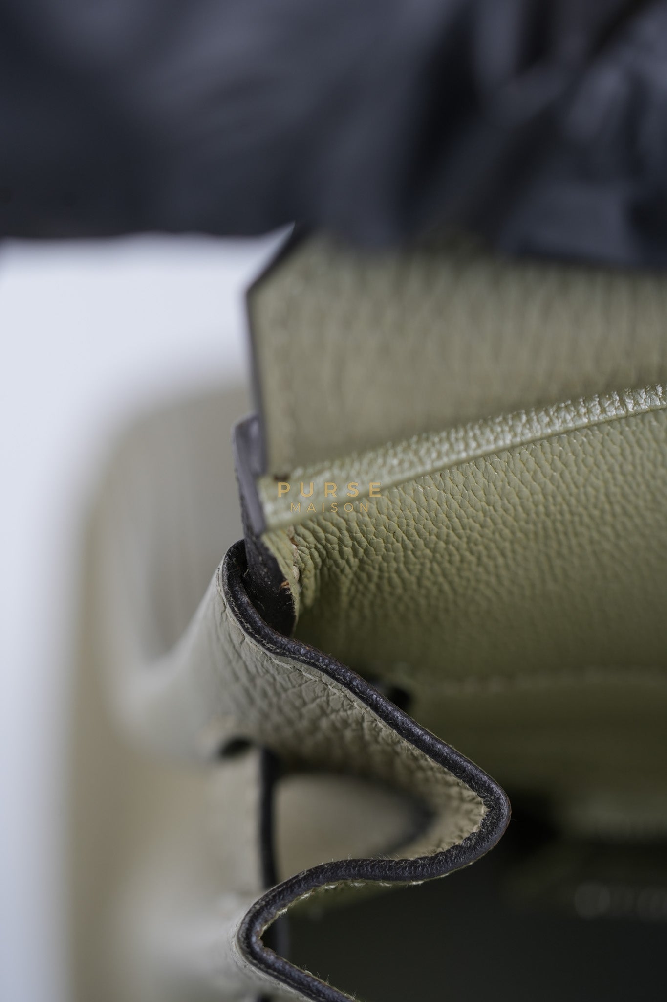 Birkin 30 in Sauge Togo Leather & Palladium Hardware Stamp A (2017) | Purse Maison Luxury Bags Shop