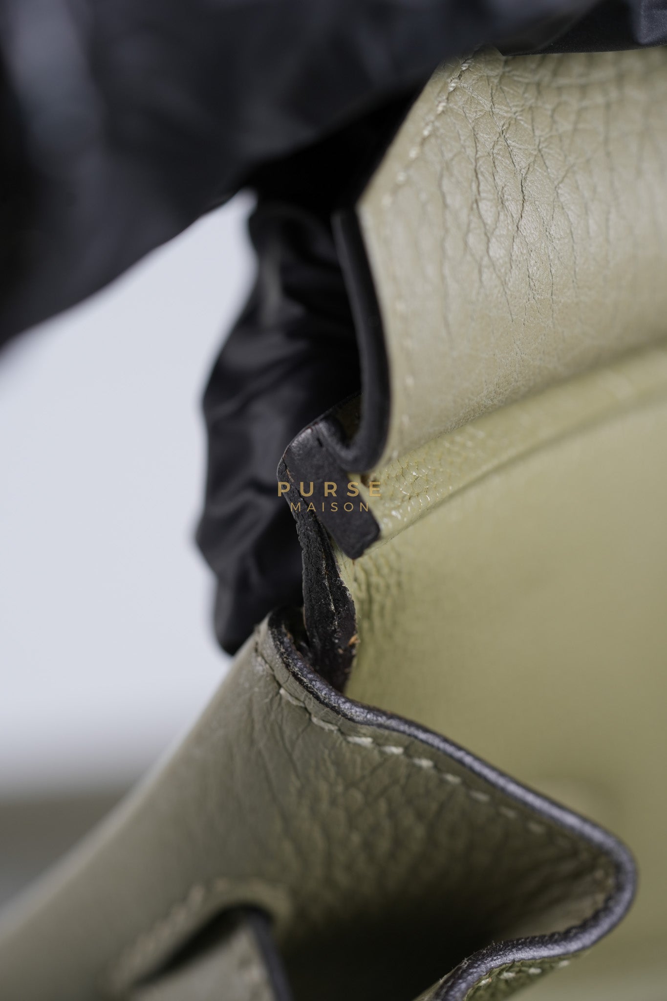 Birkin 30 in Sauge Togo Leather & Palladium Hardware Stamp A (2017) | Purse Maison Luxury Bags Shop