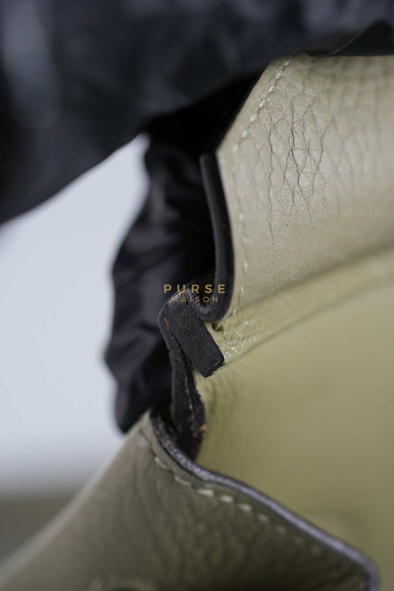 Birkin 30 in Sauge Togo Leather & Palladium Hardware Stamp A (2017) | Purse Maison Luxury Bags Shop