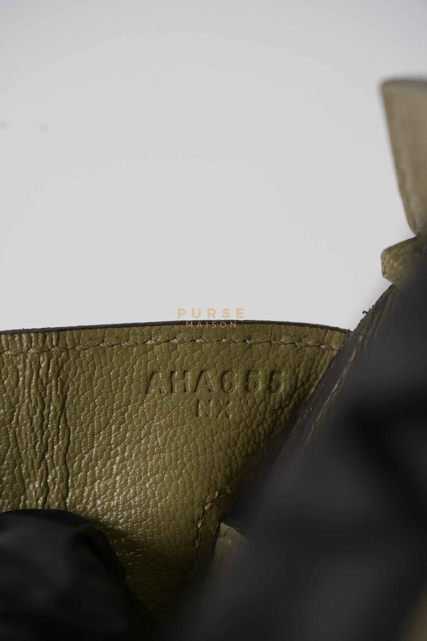 Birkin 30 in Sauge Togo Leather & Palladium Hardware Stamp A (2017) | Purse Maison Luxury Bags Shop