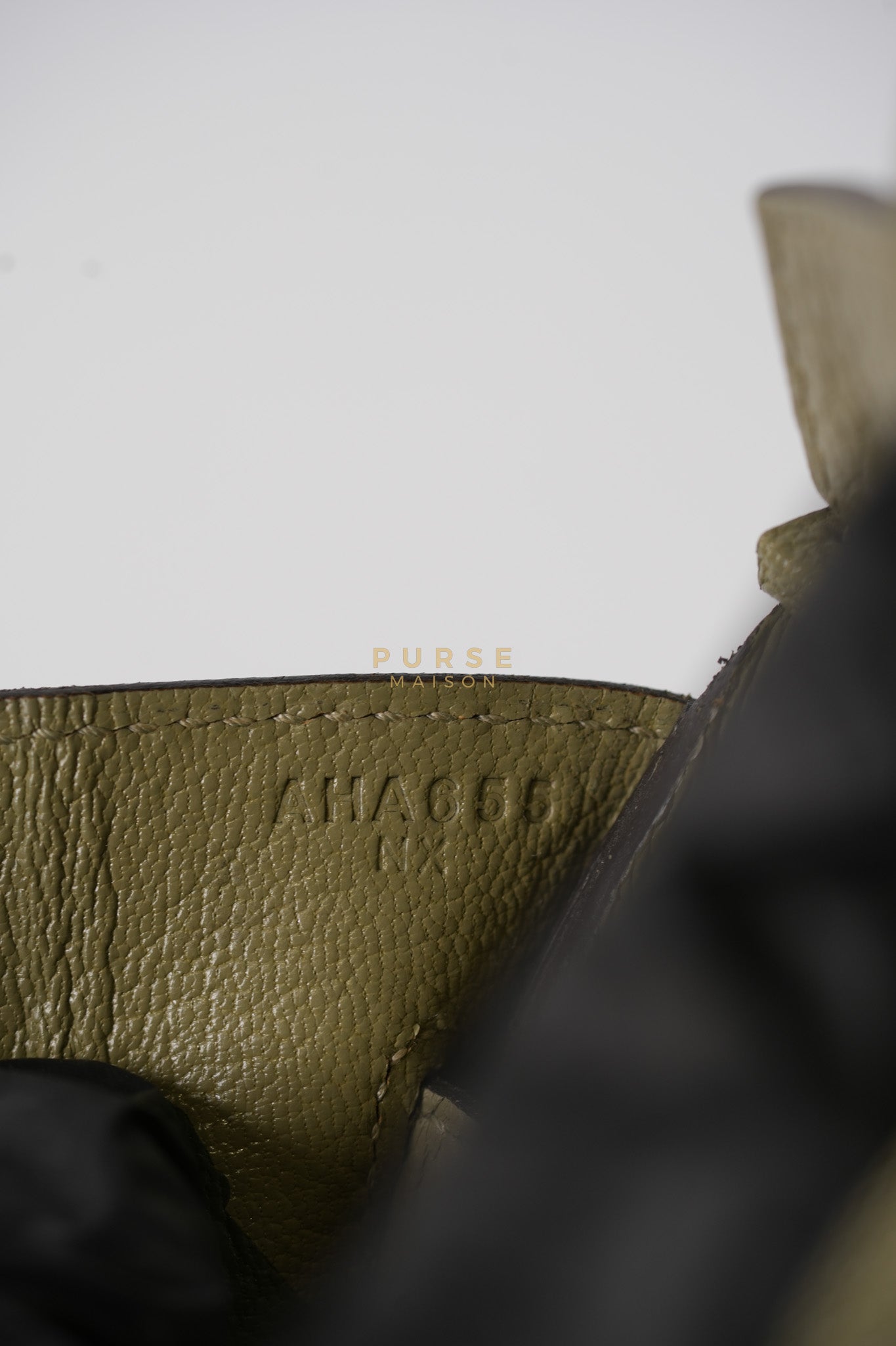 Birkin 30 in Sauge Togo Leather & Palladium Hardware Stamp A (2017) | Purse Maison Luxury Bags Shop