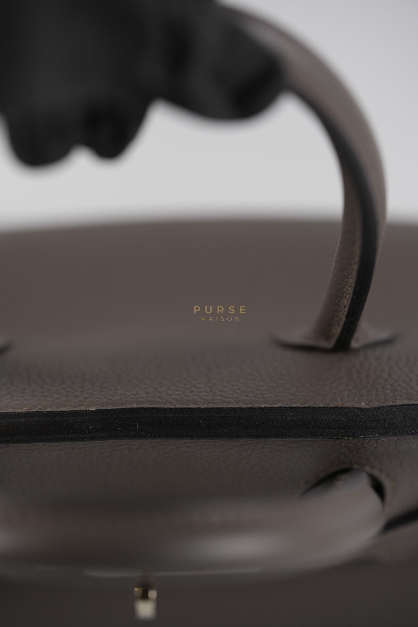 Birkin 30 Retourne Etain Togo Leather and Palladium Hardware Stamp X (2016) | Purse Maison Luxury Bags Shop