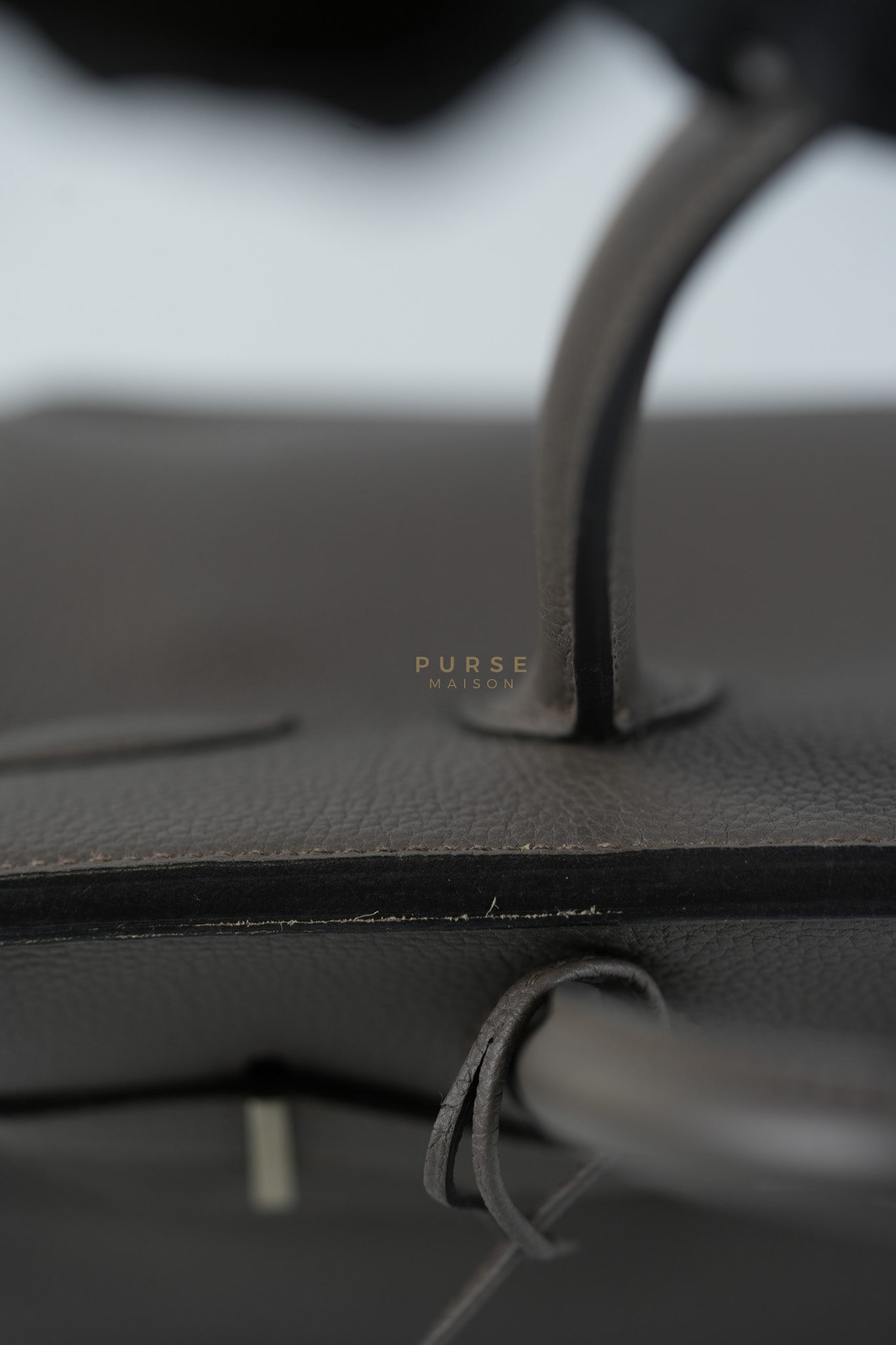 Birkin 30 Retourne Etain Togo Leather and Palladium Hardware Stamp X (2016) | Purse Maison Luxury Bags Shop