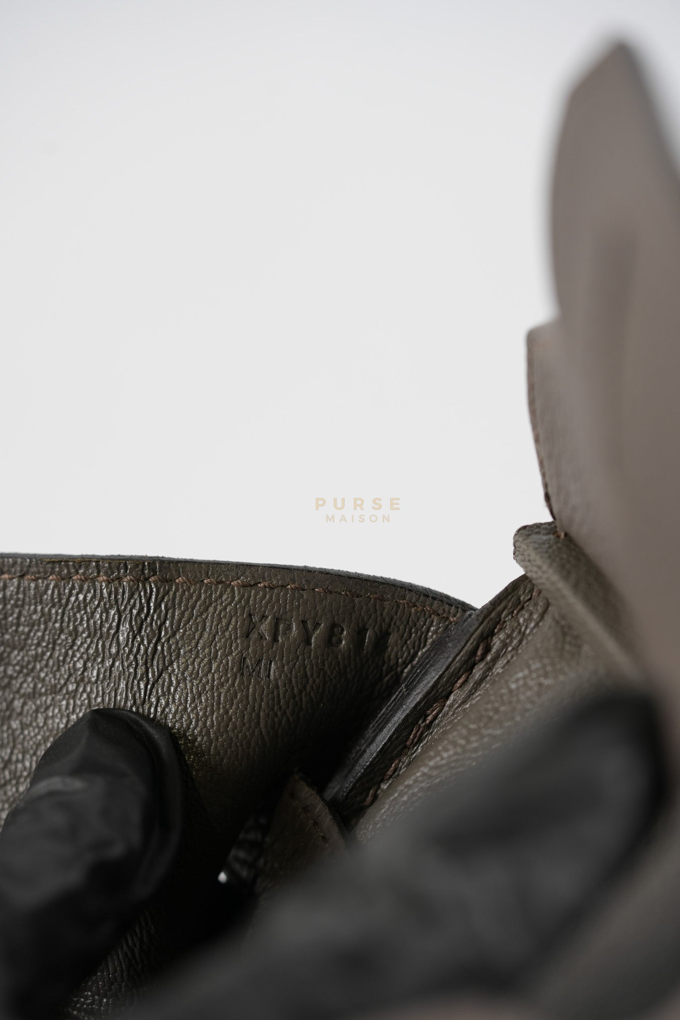 Birkin 30 Retourne Etain Togo Leather and Palladium Hardware Stamp X (2016) | Purse Maison Luxury Bags Shop