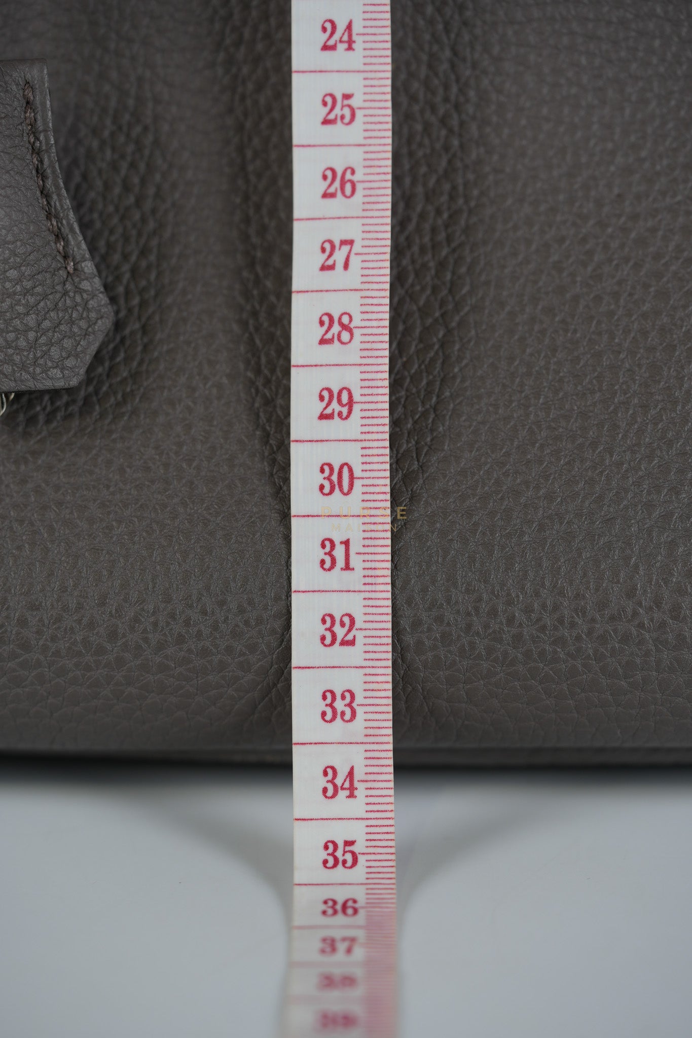 Birkin 30 Retourne Etain Togo Leather and Palladium Hardware Stamp X (2016) | Purse Maison Luxury Bags Shop