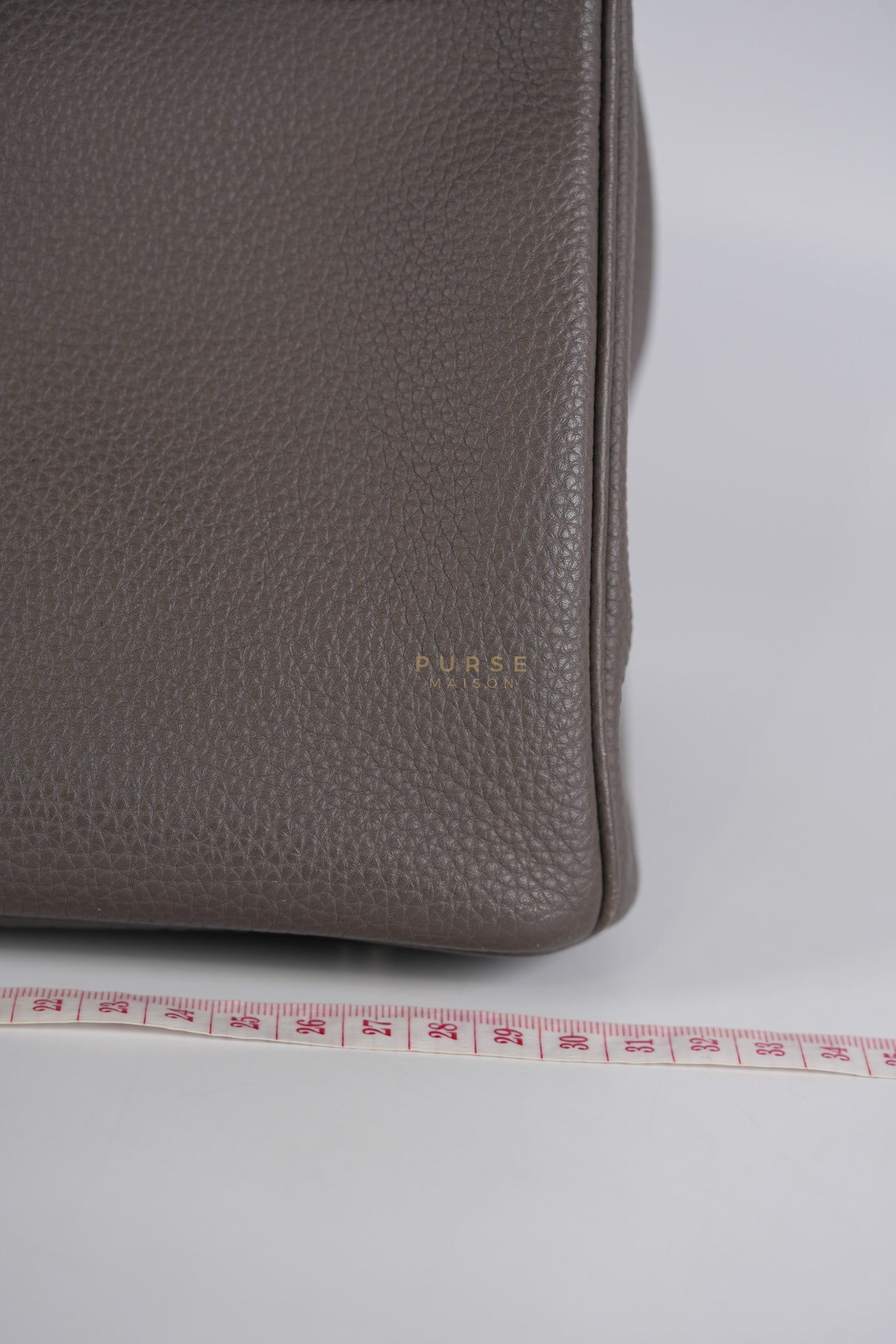 Birkin 30 Retourne Etain Togo Leather and Palladium Hardware Stamp X (2016) | Purse Maison Luxury Bags Shop