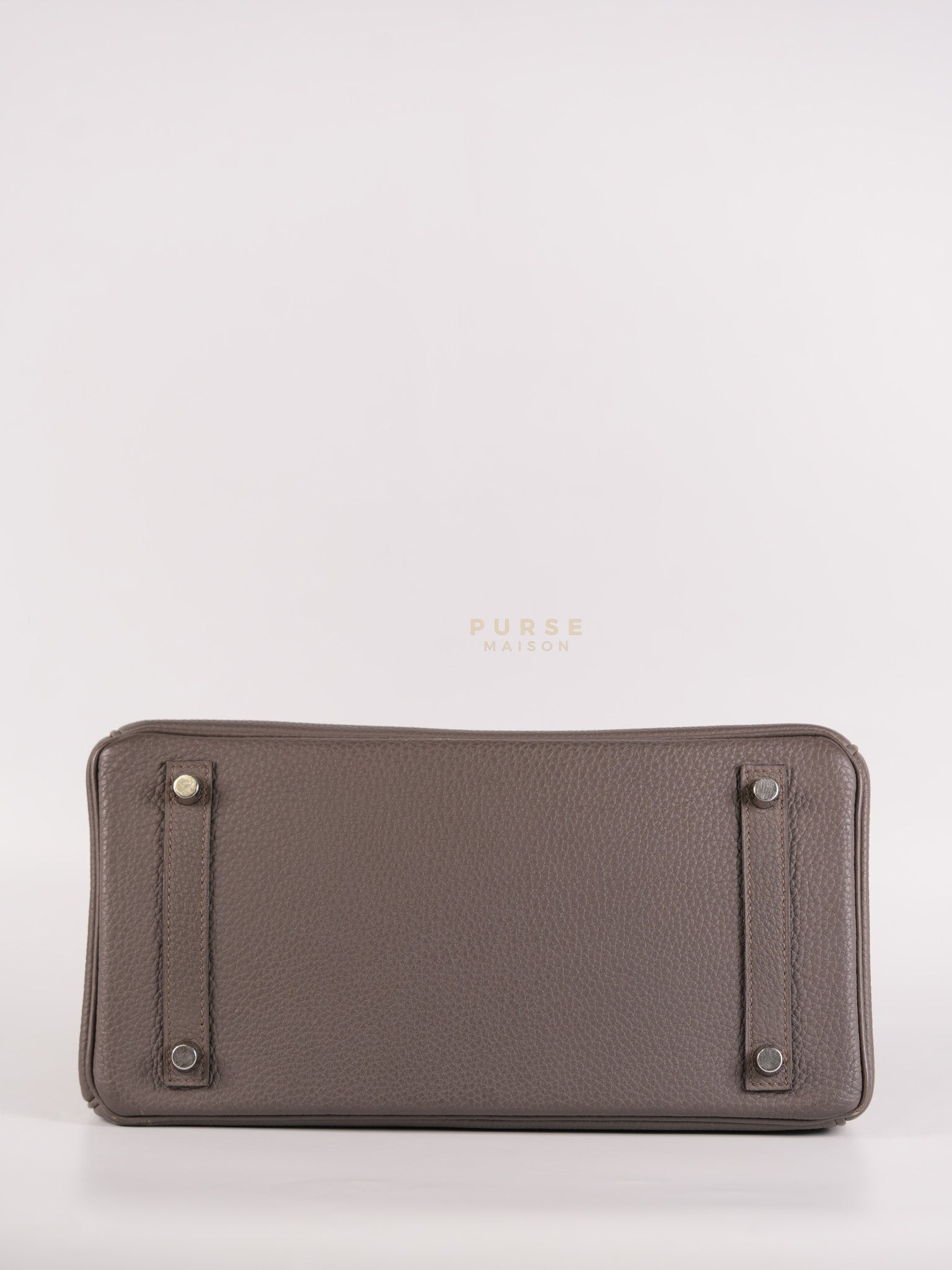 Birkin 30 Retourne Etain Togo Leather and Palladium Hardware Stamp X (2016) | Purse Maison Luxury Bags Shop