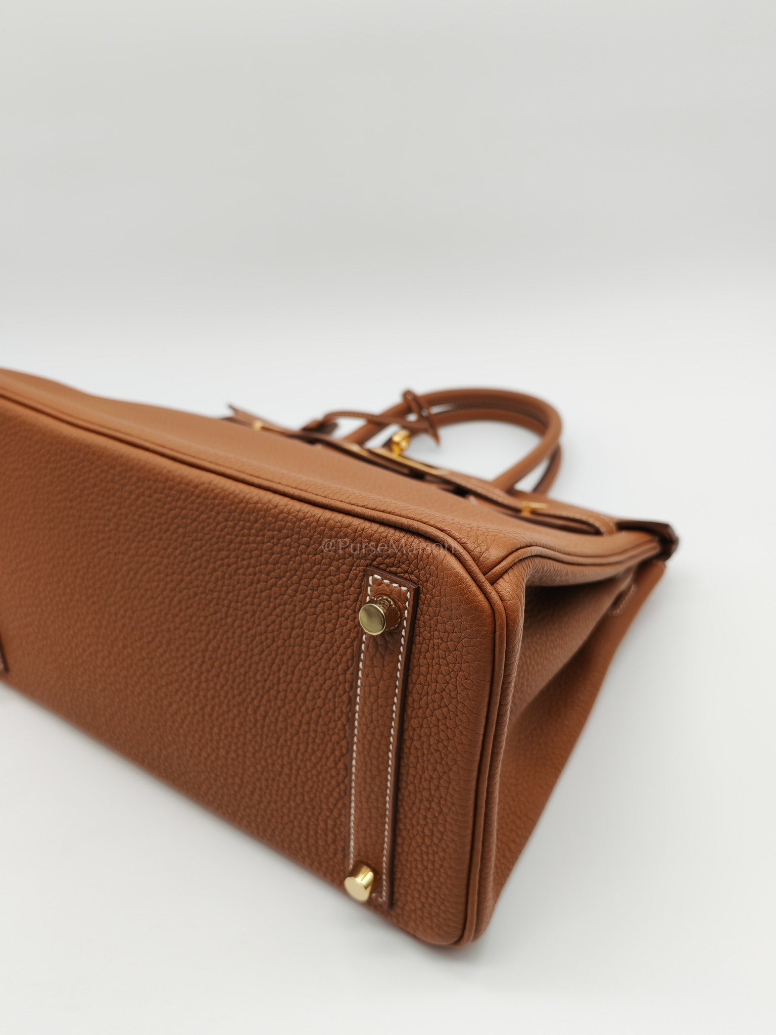 Birkin 30 Retourne Gold in Togo Leather and Gold Hardware Stamp U(2022) | Purse Maison Luxury Bags Shop