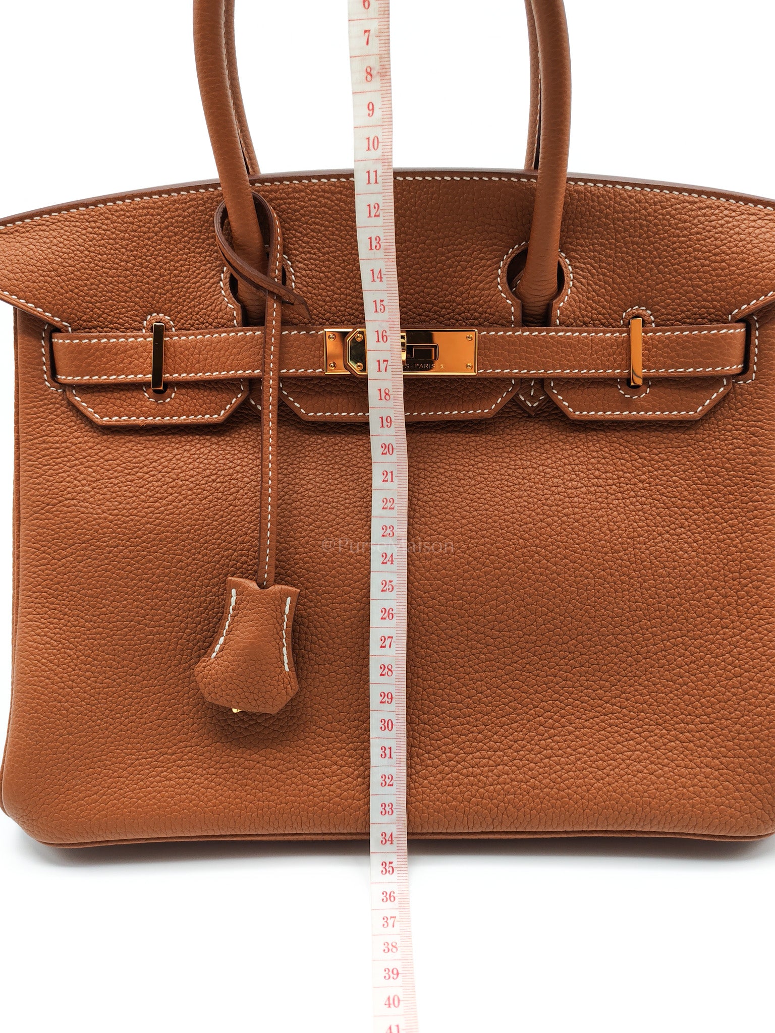 Birkin 30 Retourne Gold in Togo Leather and Gold Hardware Stamp U(2022) | Purse Maison Luxury Bags Shop