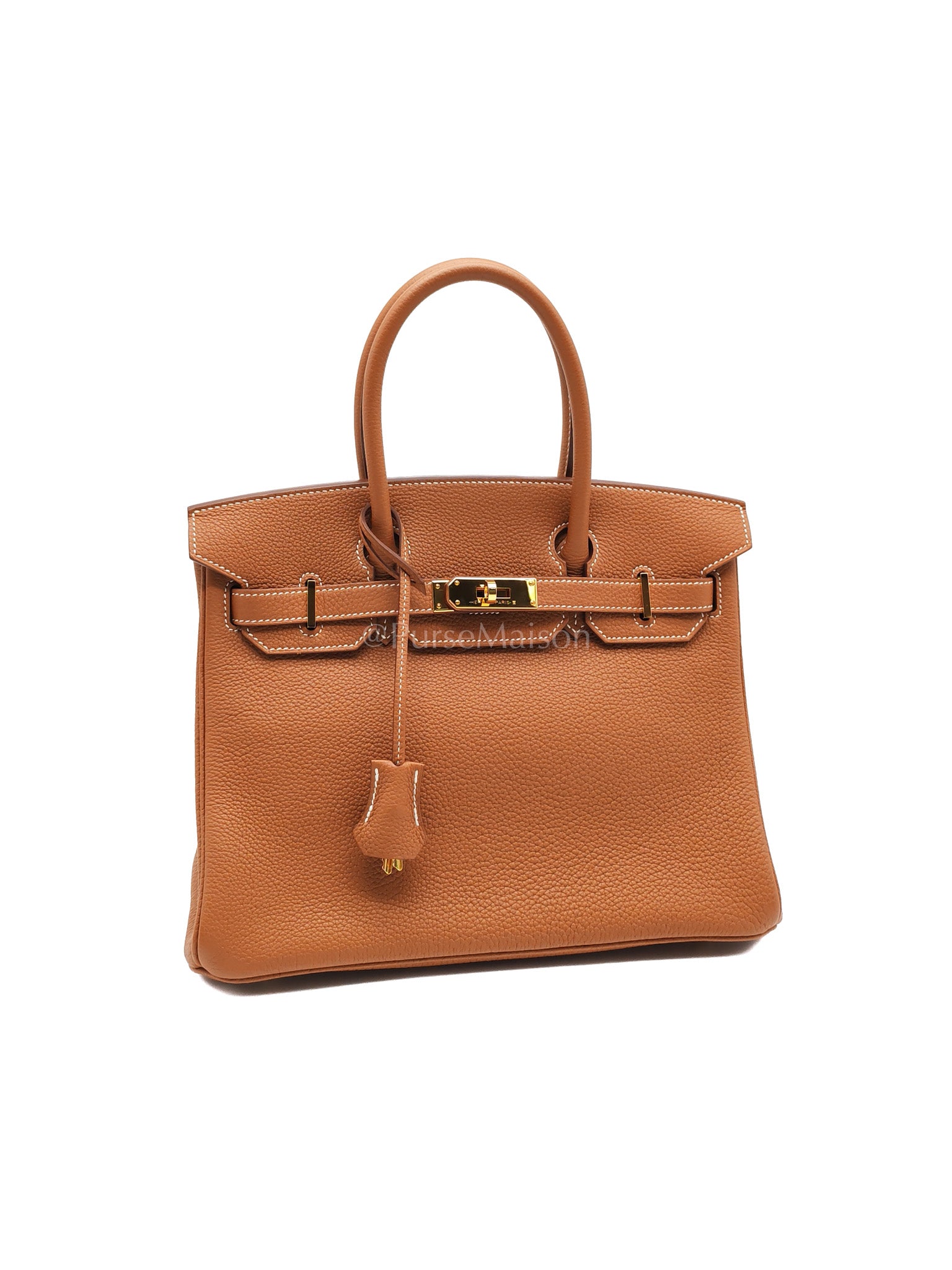 Birkin 30 Retourne Gold in Togo Leather and Gold Hardware Stamp U(2022) | Purse Maison Luxury Bags Shop