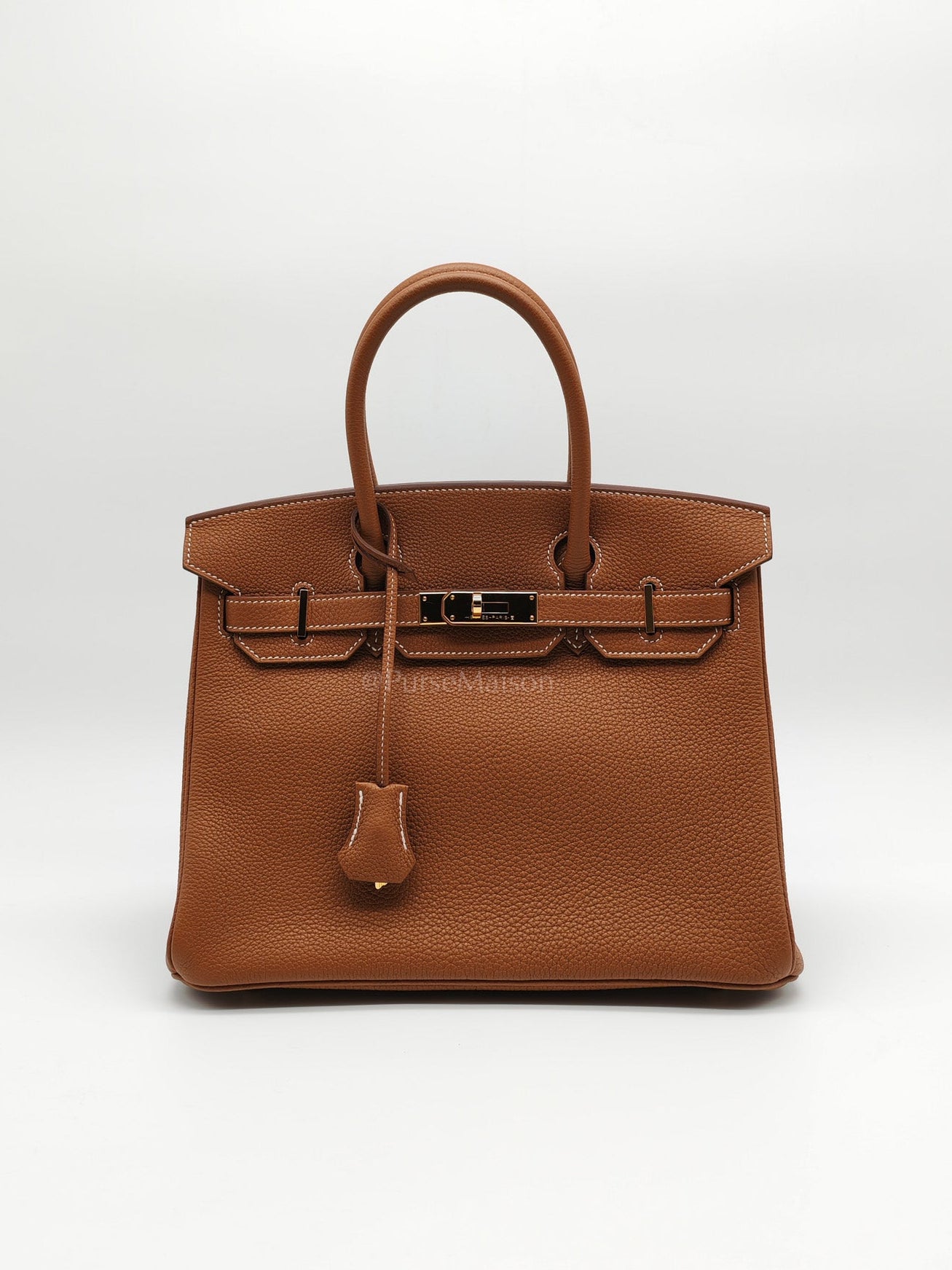 Birkin 30 Retourne Gold in Togo Leather and Gold Hardware Stamp U(2022) | Purse Maison Luxury Bags Shop