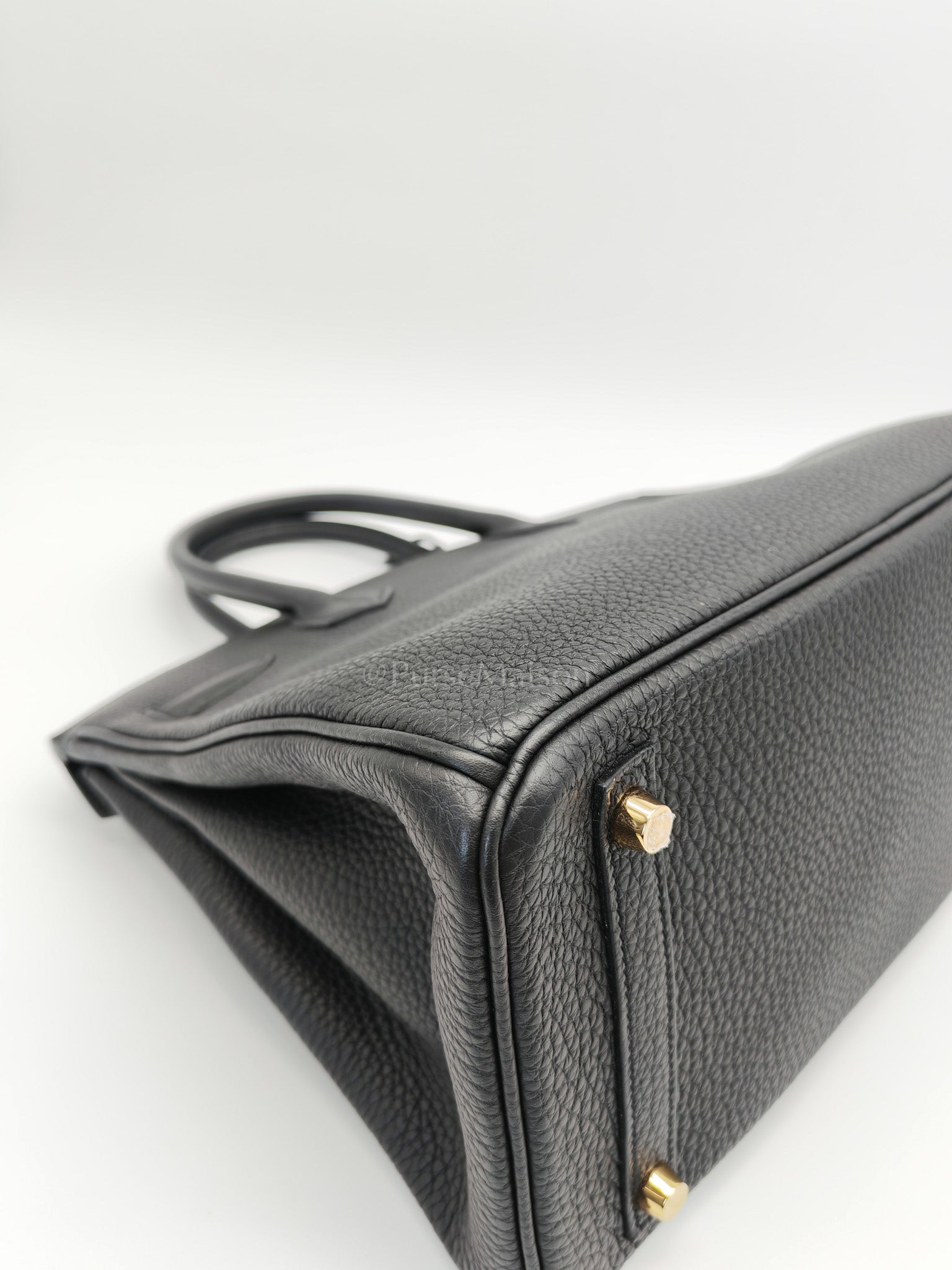 Birkin 30 Retourne in Black Togo Leather and Gold Hardware Stamp Z (2021) | Purse Maison Luxury Bags Shop