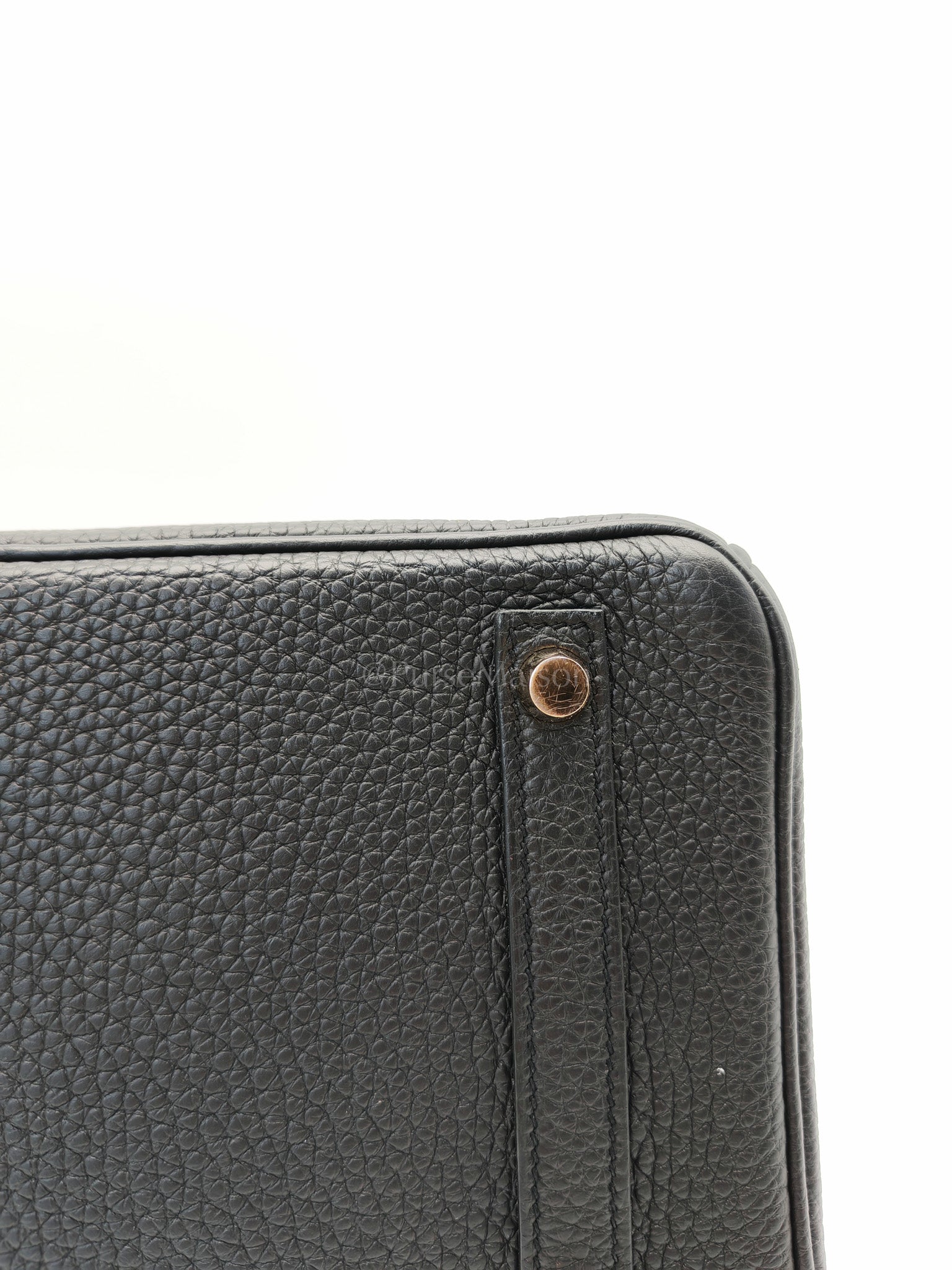 Birkin 30 Retourne in Black Togo Leather and Gold Hardware Stamp Z (2021) | Purse Maison Luxury Bags Shop