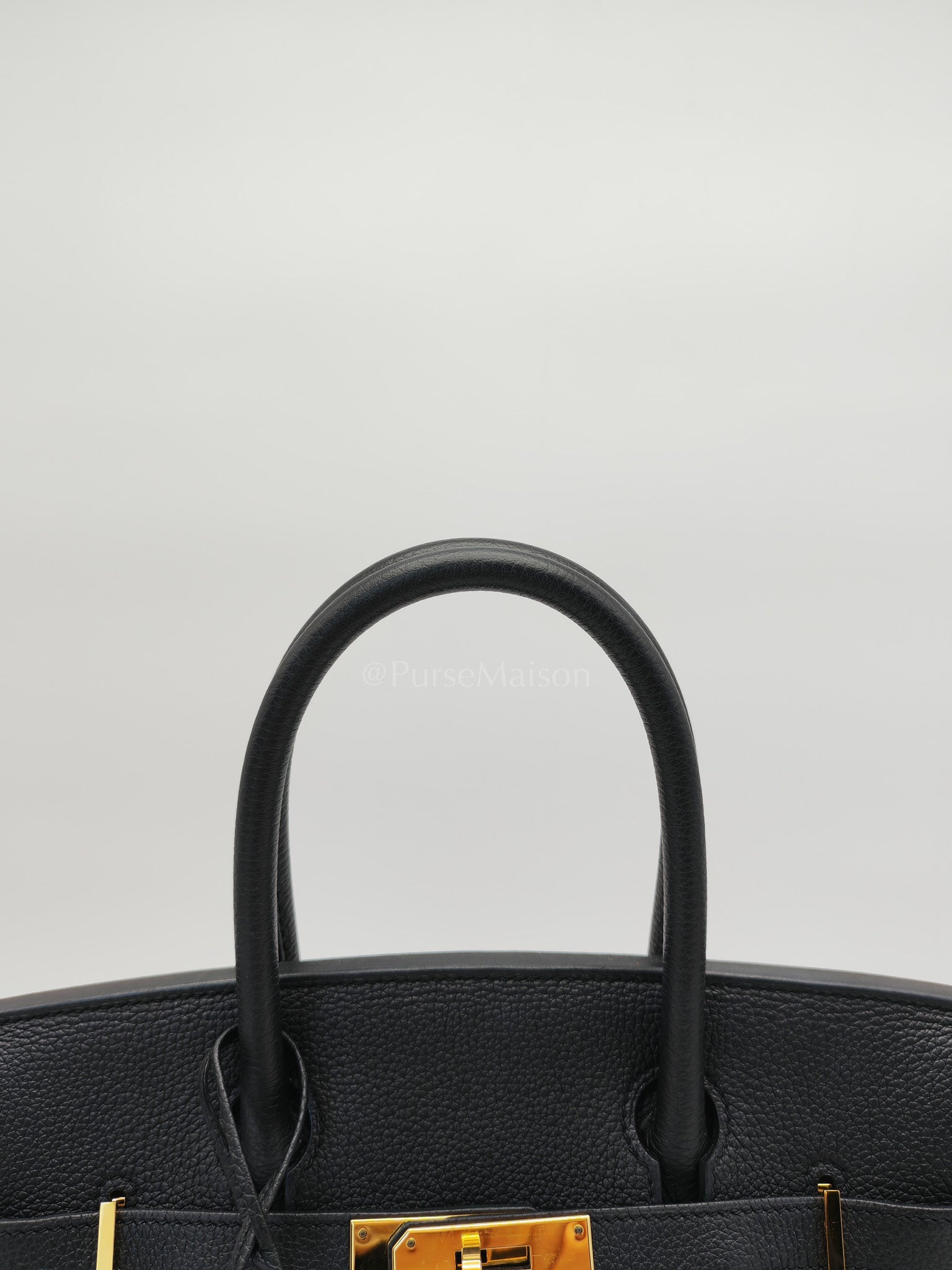 Birkin 30 Retourne in Black Togo Leather and Gold Hardware Stamp Z (2021) | Purse Maison Luxury Bags Shop