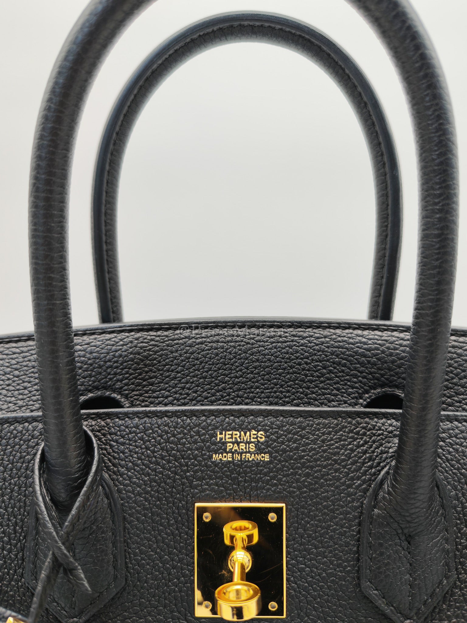 Birkin 30 Retourne in Black Togo Leather and Gold Hardware Stamp Z (2021) | Purse Maison Luxury Bags Shop