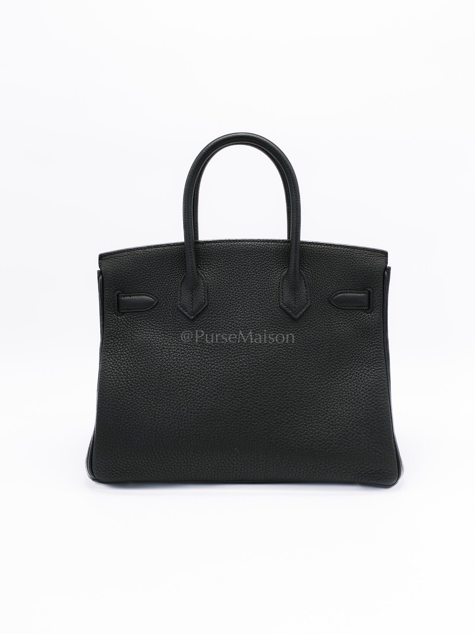Birkin 30 Retourne in Black Togo Leather and Gold Hardware Stamp Z (2021) | Purse Maison Luxury Bags Shop