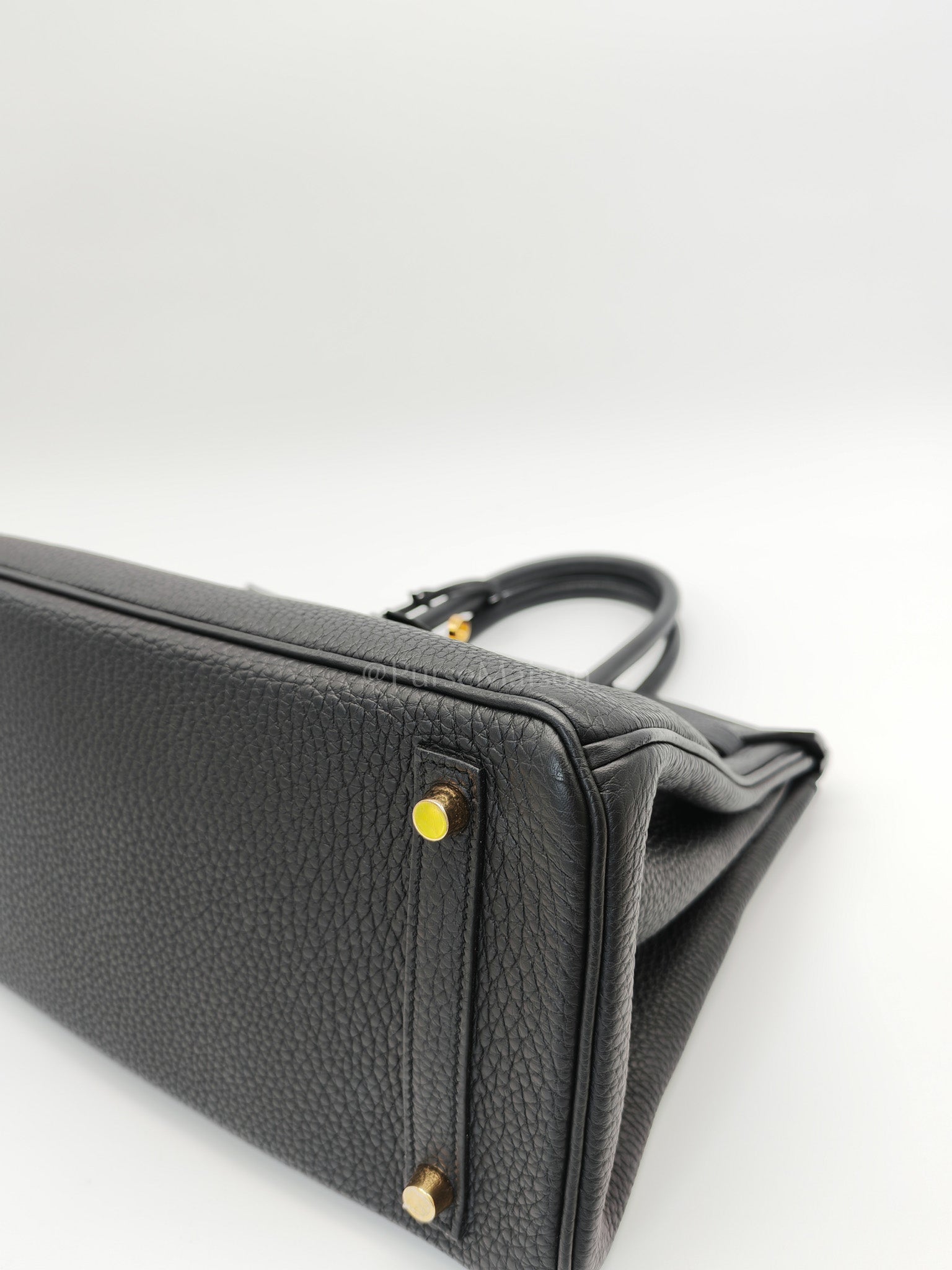 Birkin 30 Retourne in Black Togo Leather and Gold Hardware Stamp Z (2021) | Purse Maison Luxury Bags Shop