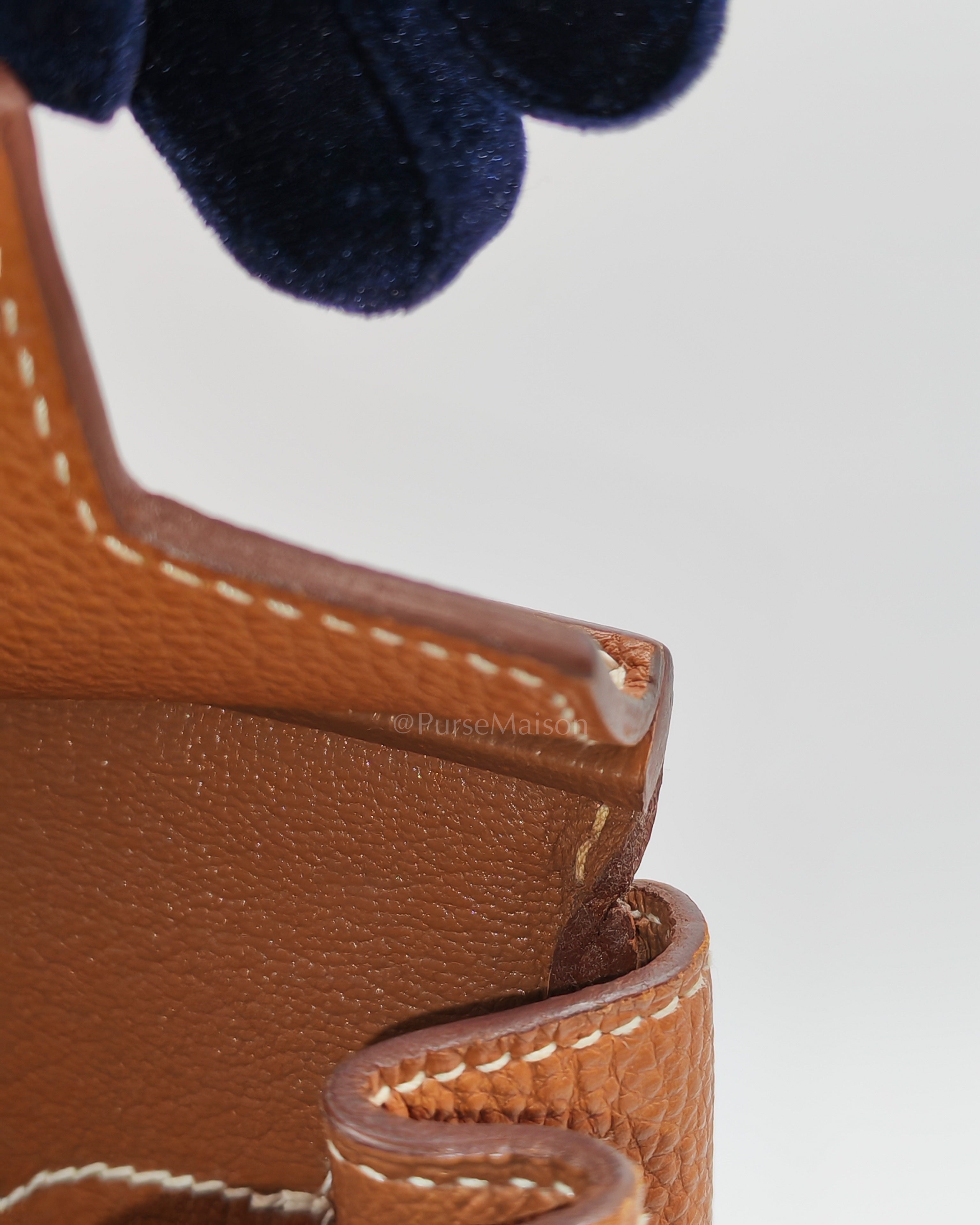 Birkin 30 Retourne in Gold Togo Leather and Palladium Hardware Stamp Square M (2009) | Purse Maison Luxury Bags Shop