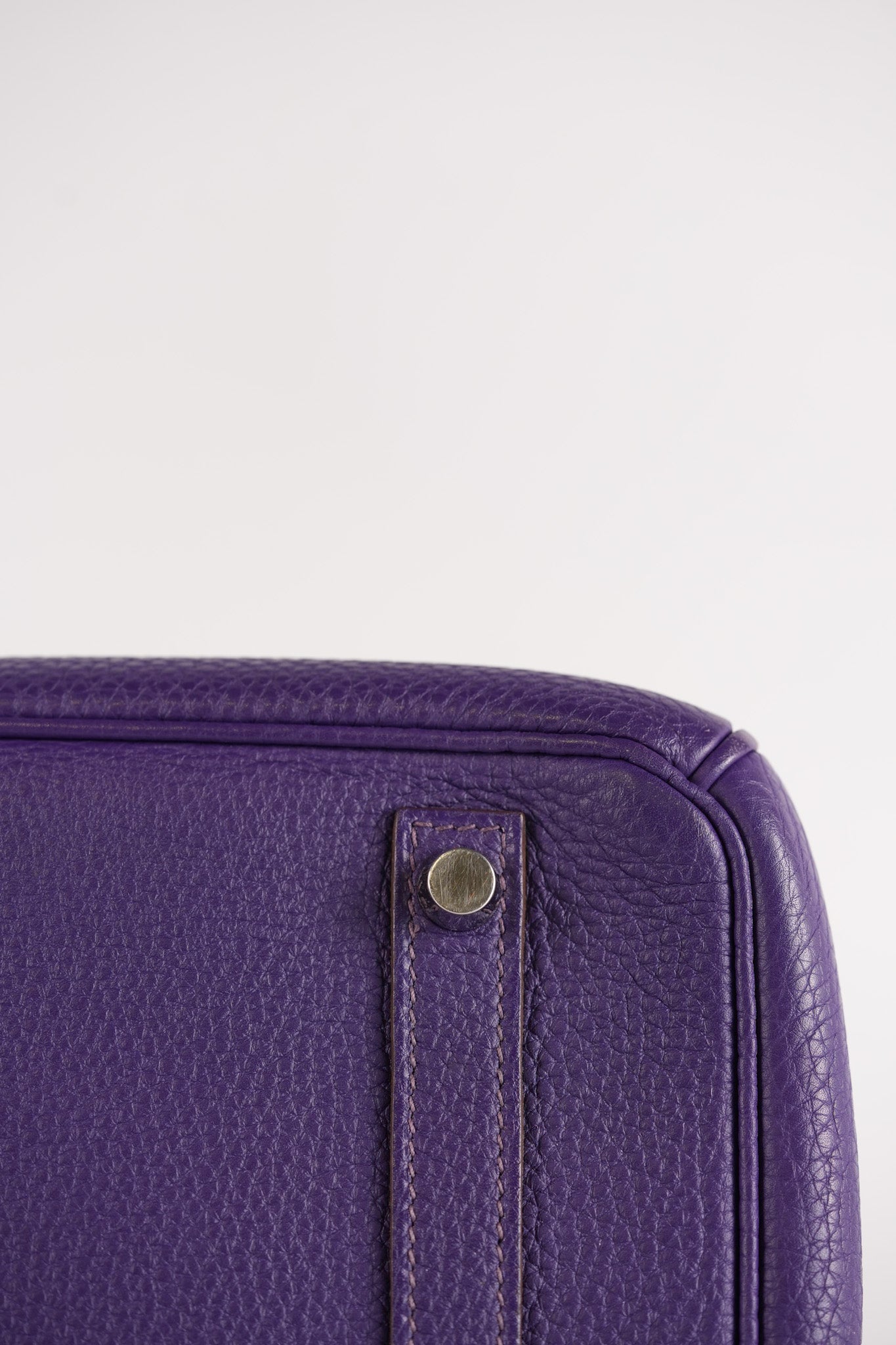 Birkin 30 Retourne in Purple Togo Leather and Palladium Square N (2010) | Purse Maison Luxury Bags Shop