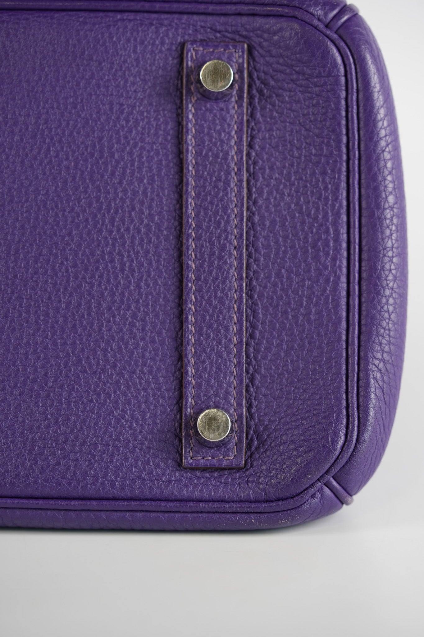 Birkin 30 Retourne in Purple Togo Leather and Palladium Square N (2010) | Purse Maison Luxury Bags Shop