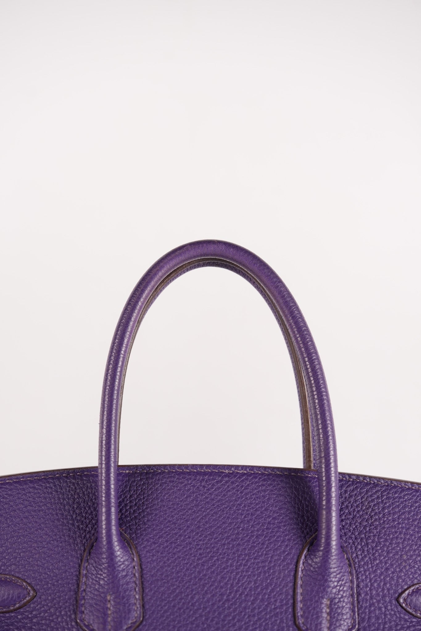 Birkin 30 Retourne in Purple Togo Leather and Palladium Square N (2010) | Purse Maison Luxury Bags Shop