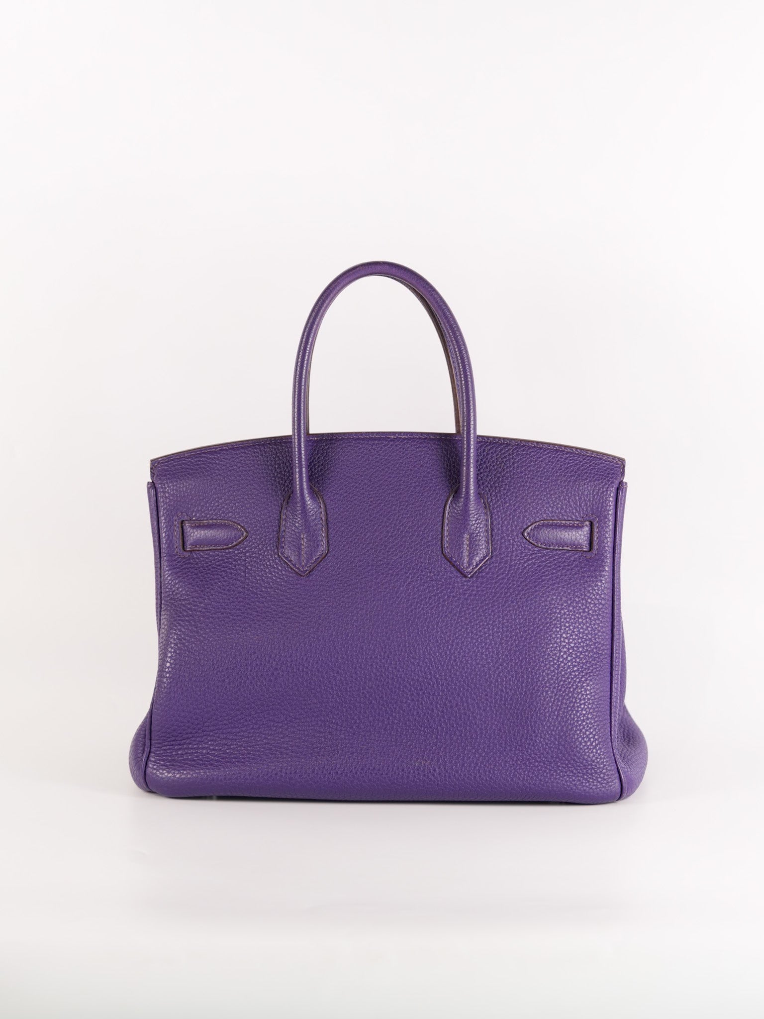 Birkin 30 Retourne in Purple Togo Leather and Palladium Square N (2010) | Purse Maison Luxury Bags Shop