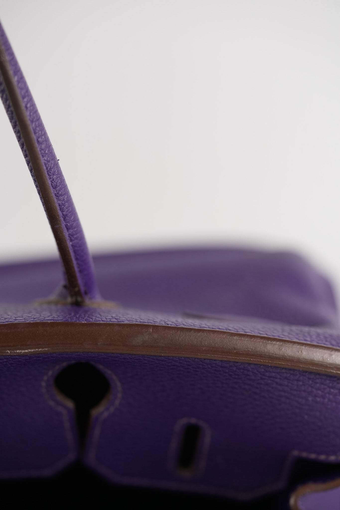 Birkin 30 Retourne in Purple Togo Leather and Palladium Square N (2010) | Purse Maison Luxury Bags Shop